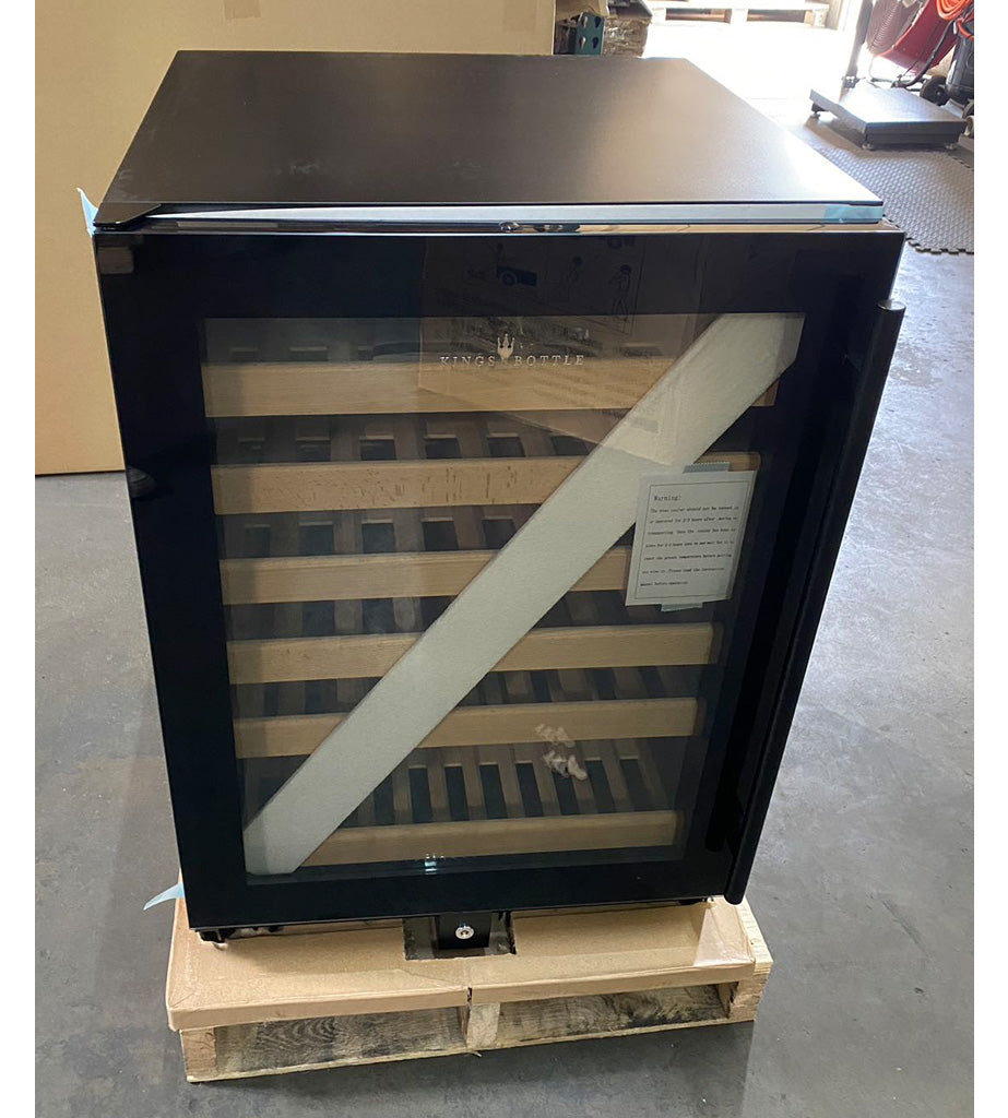 Refurbished 24" Under Counter builtin Wine Cooler Drink, Glass Door W