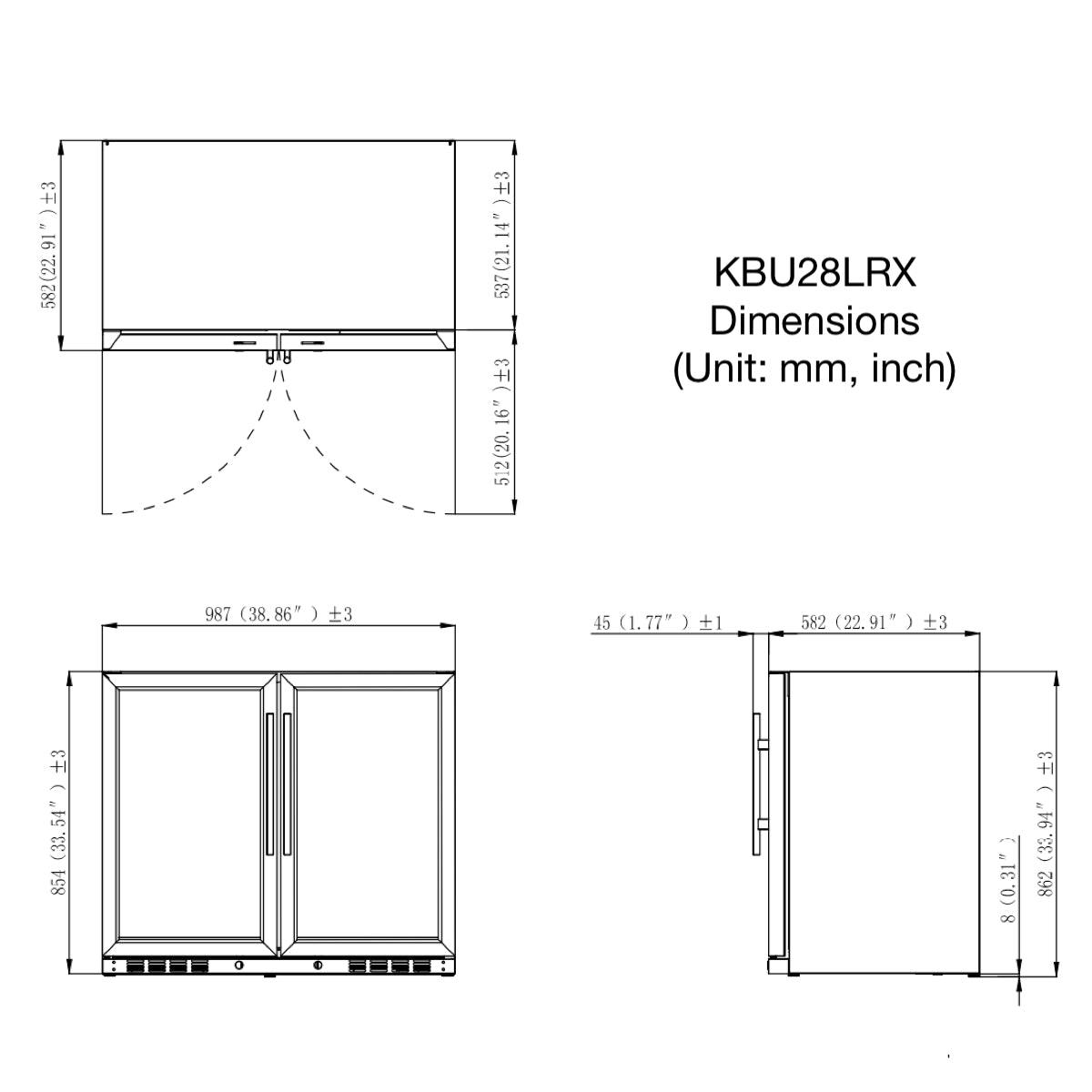 Technical dimensions diagram (primary)
