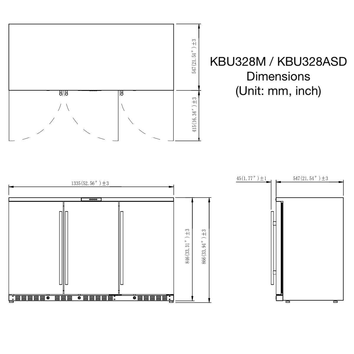 Technical dimensions diagram (primary)