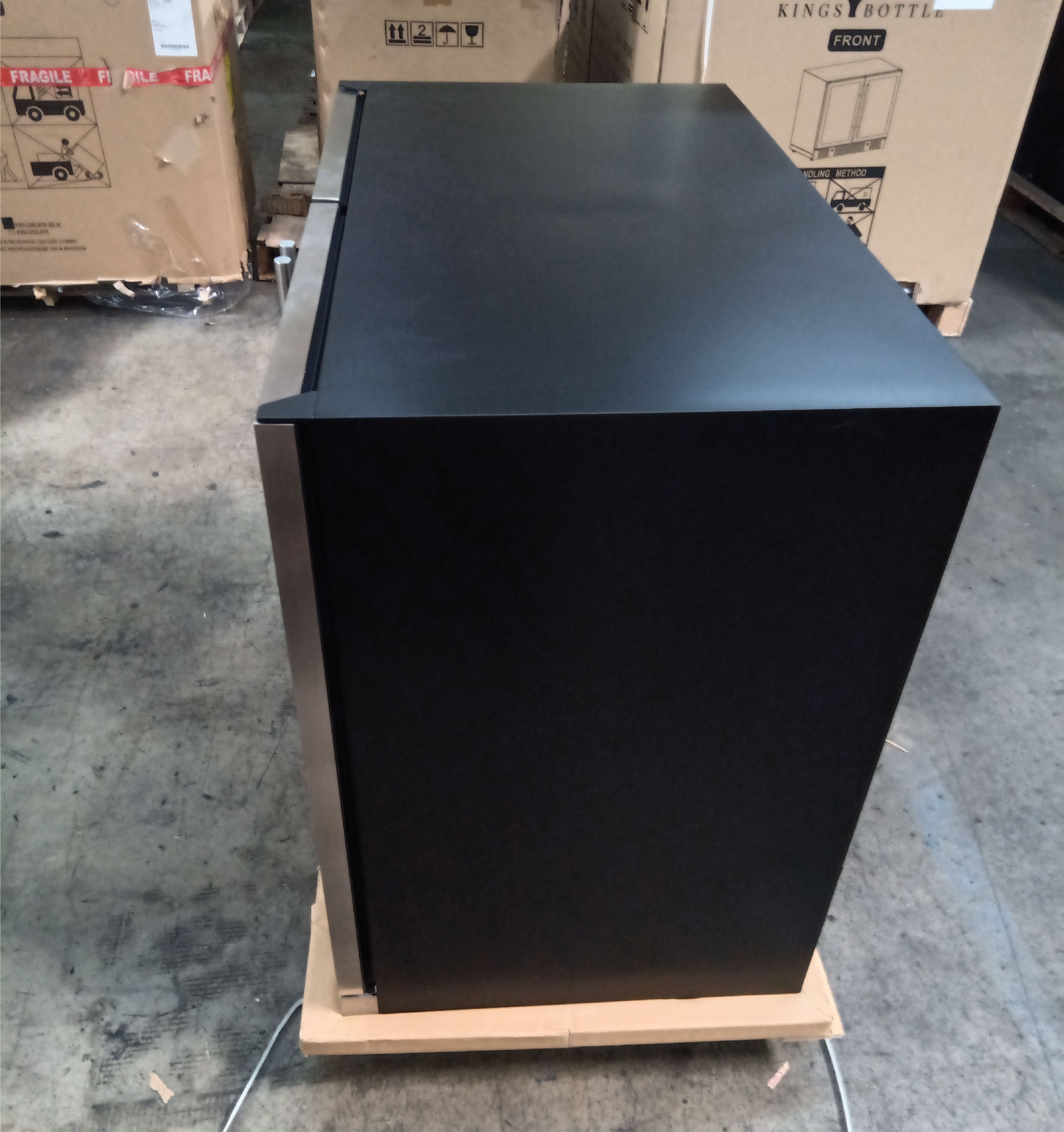 Refurbished - 39 Inch Under Counter Wine And Beer Fridge Combo - Stainless Steel Door