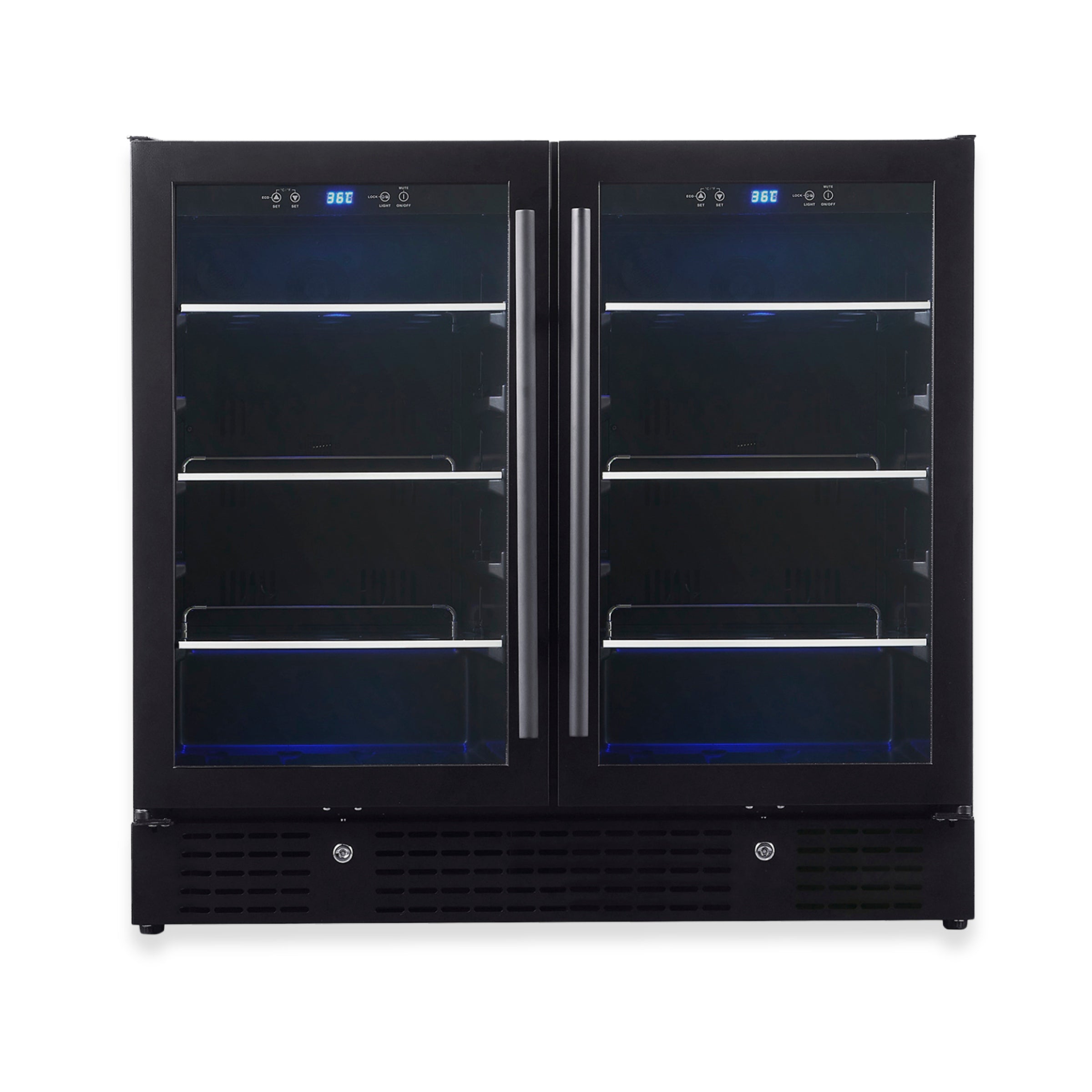 36” Wide Under-Counter Dual Zone Beverage Cooler