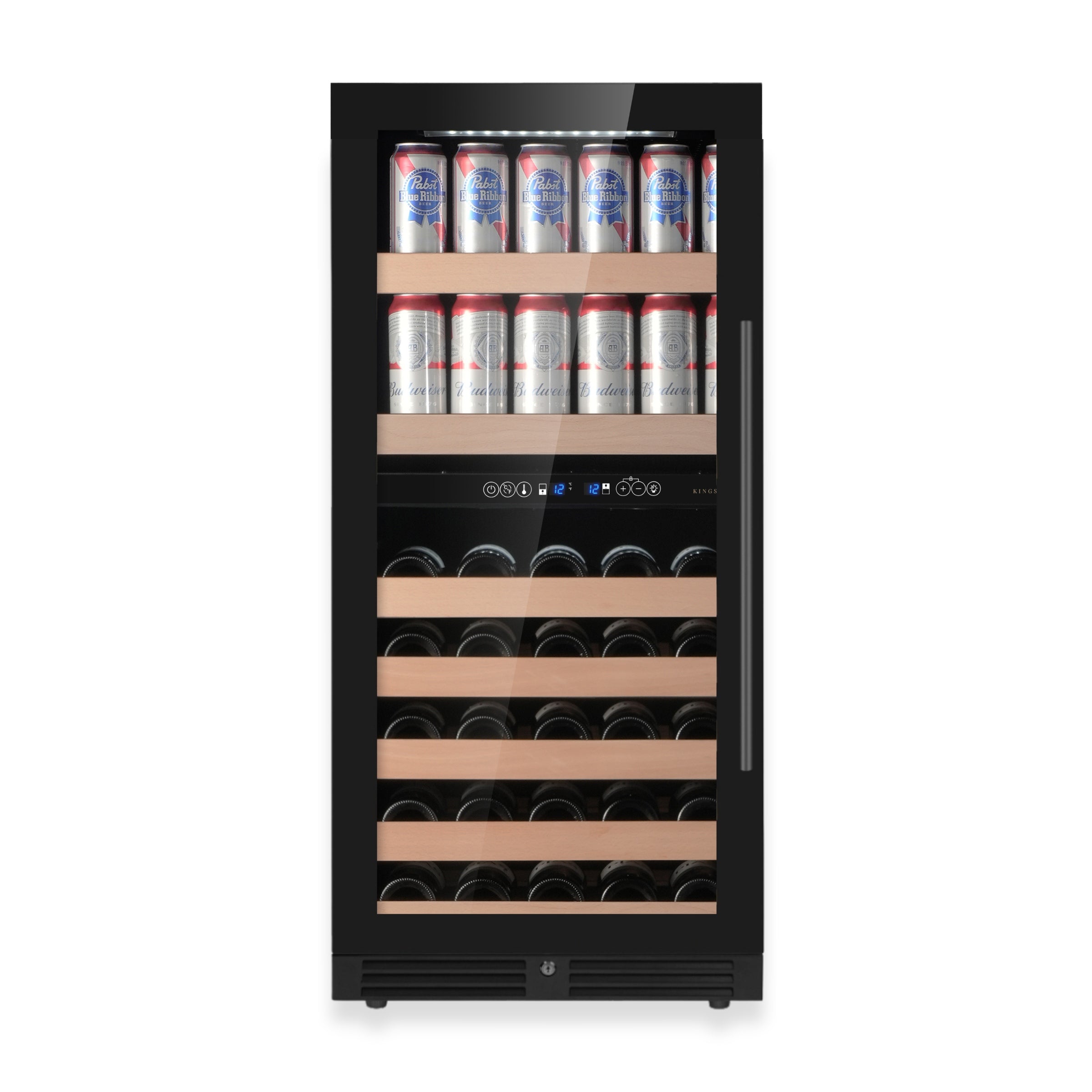 47-Inch Tall Dual Zone Wine and Beverage Hybrid Center