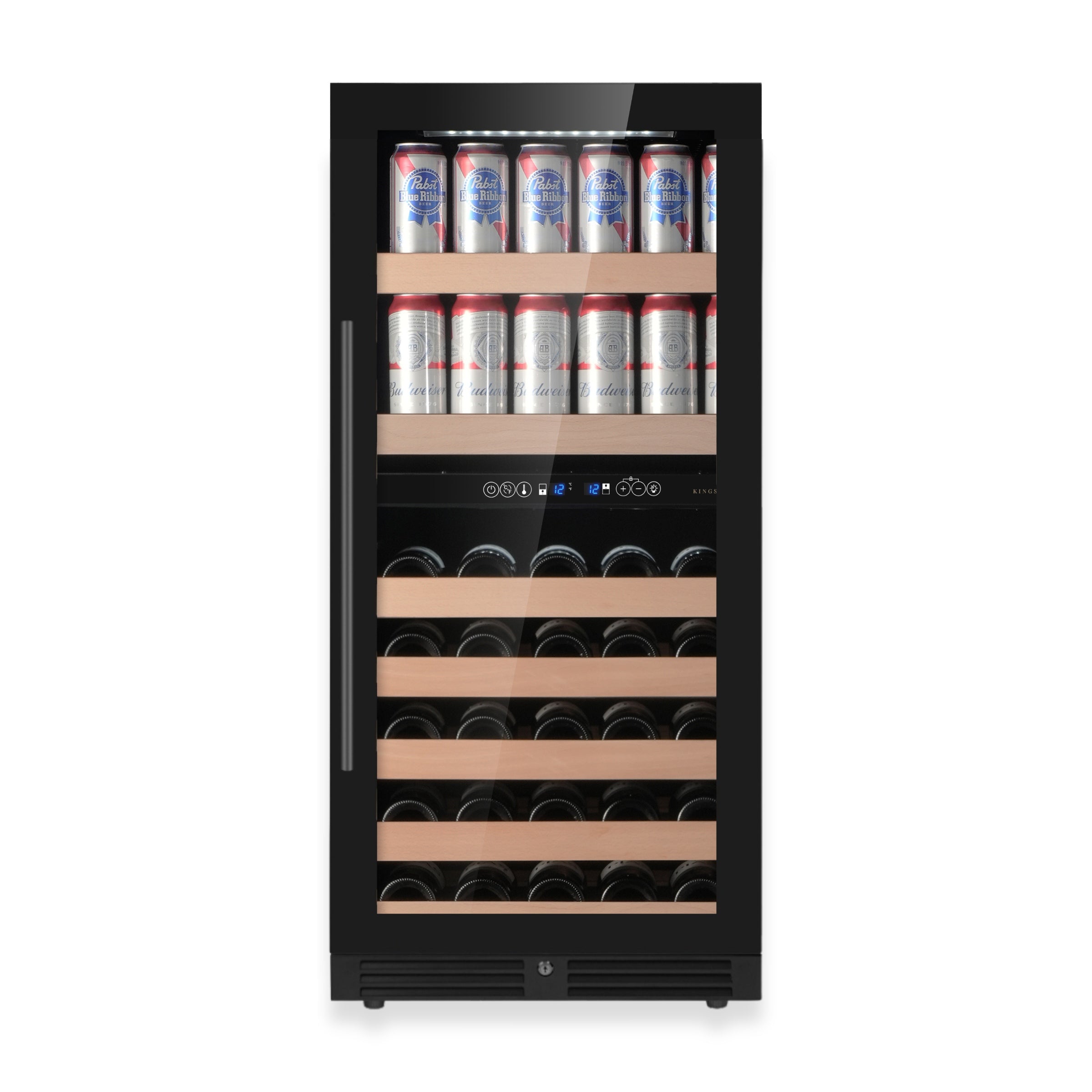 47-Inch Tall Dual Zone Wine and Beverage Hybrid Center