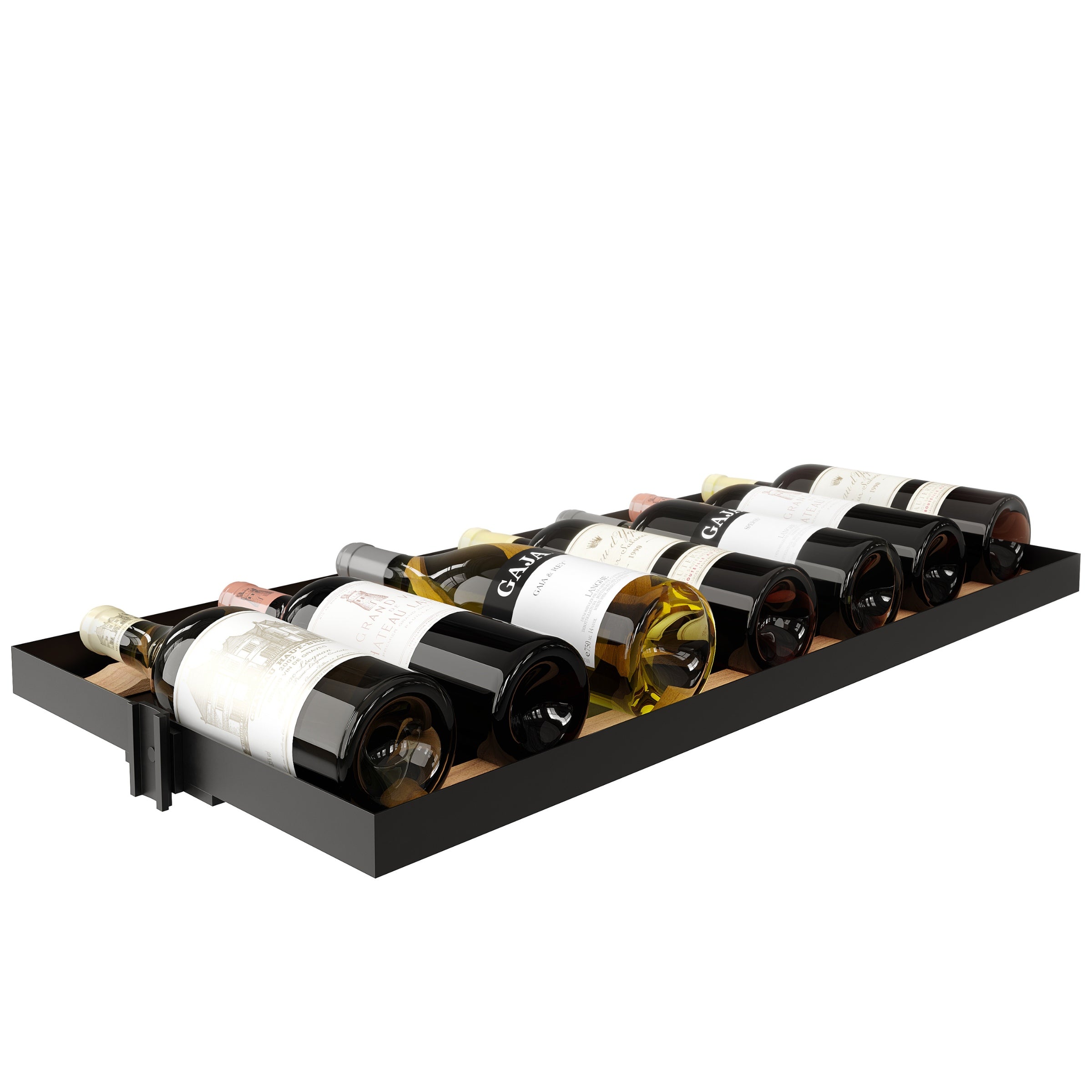 Display Shelf with Wooden Cradle