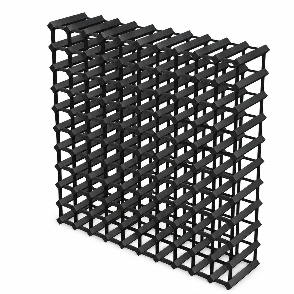 110-Bottle Timber Wine Rack | 10×10 Configuration