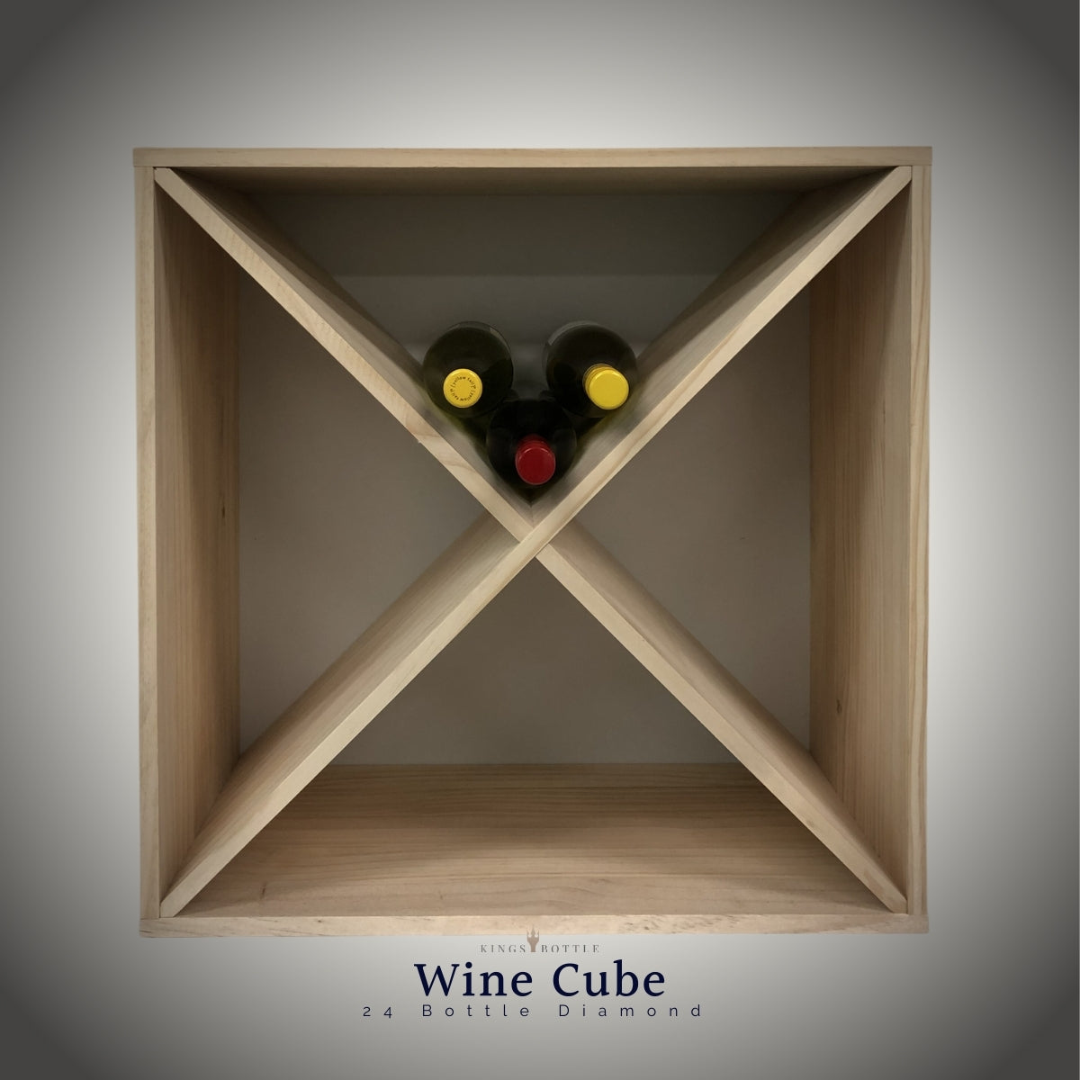 24 Bottle Compact Cross Wine Cubes
