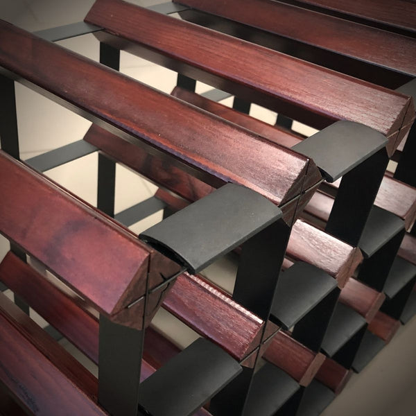 Custom Timber Wine Rack | Mahogany