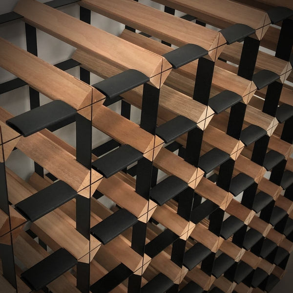 Custom Timber Wine Rack | Rustic Hardwood