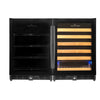 48 Inch Glass Door Side By Side Wine And Beverage Cooler Combo