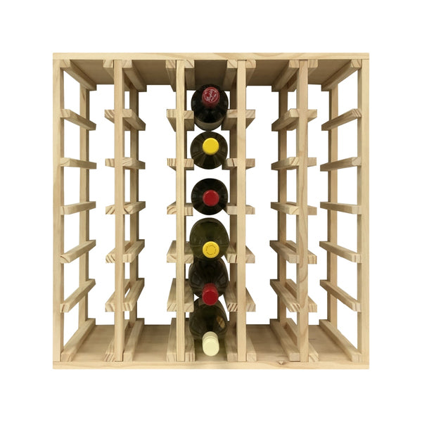 30-Bottle Lattice Wine Cube