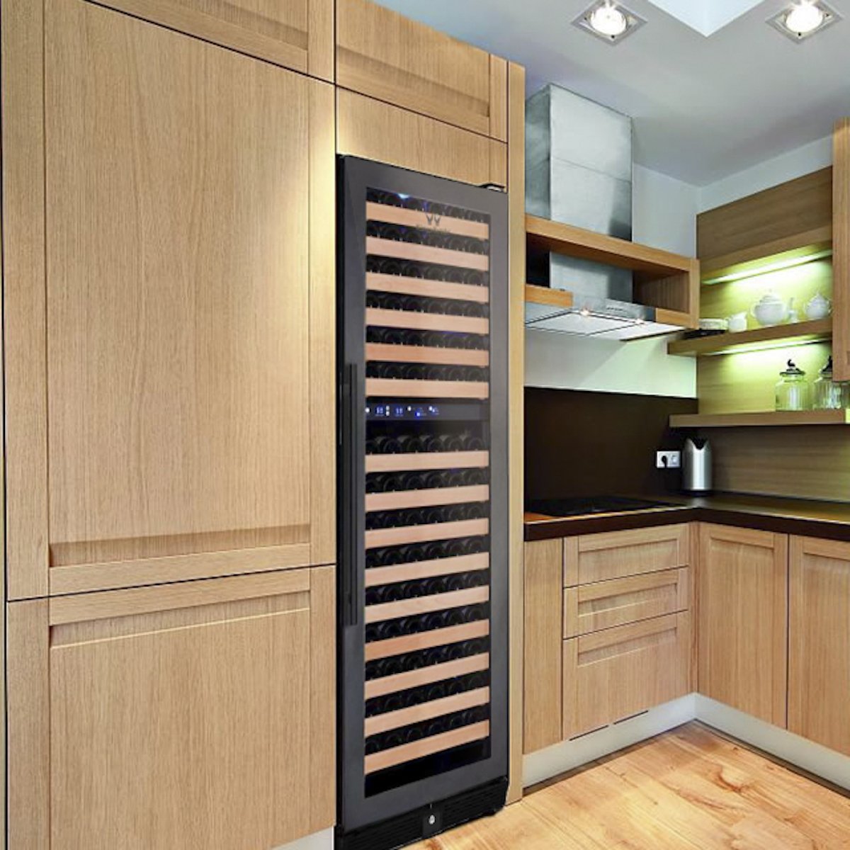 large dual zone wine refrigerator KBU170DX-FG
