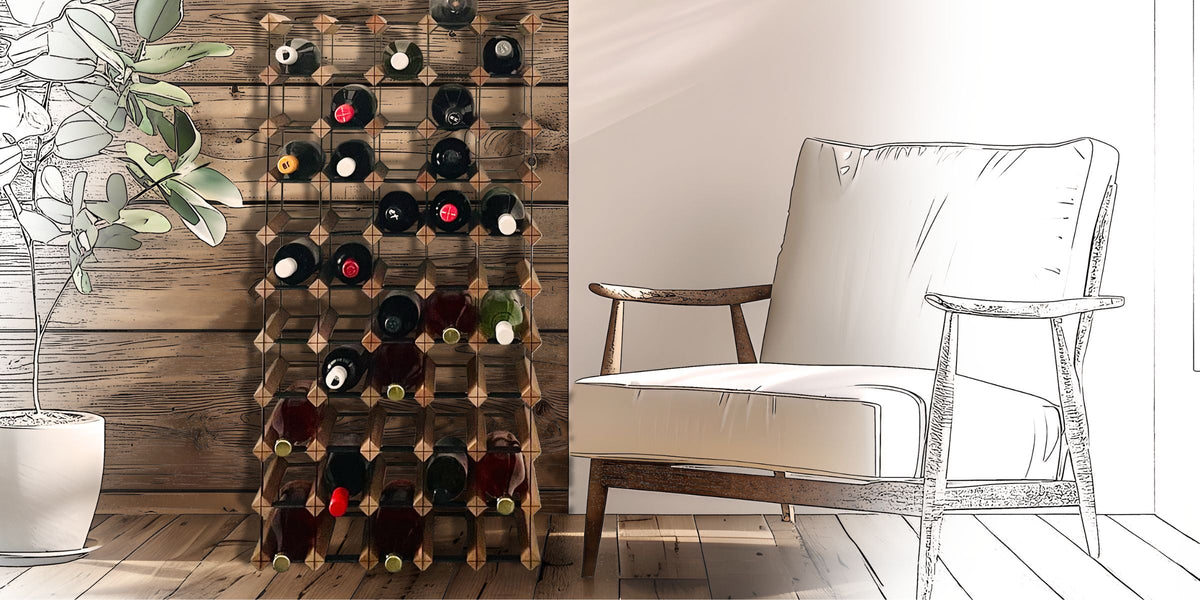 How to Build a Functional Wine Wall