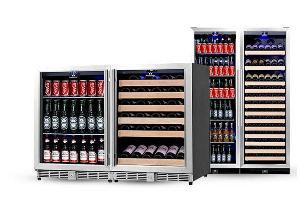 wine and beverage cooler combo