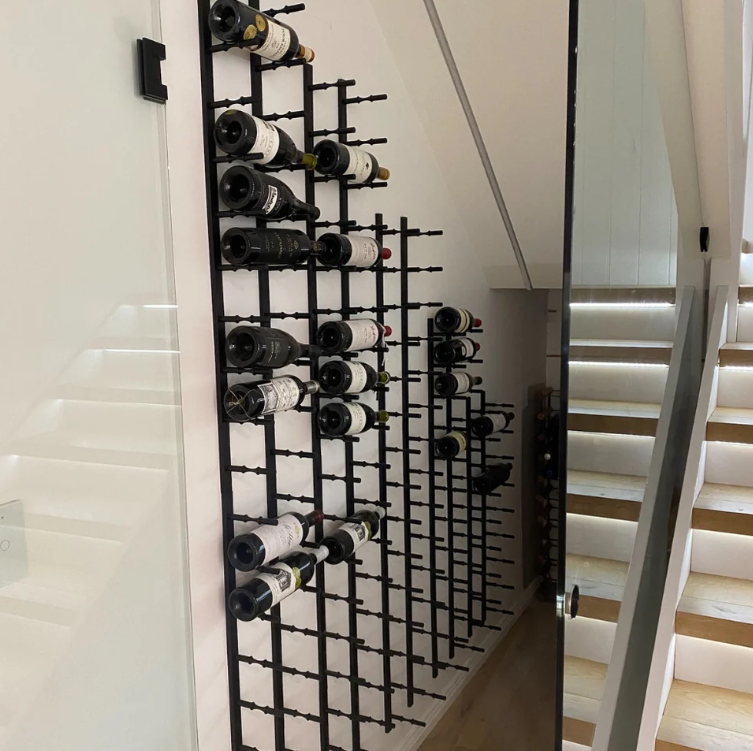Designing a Library-Style Wine Shelf