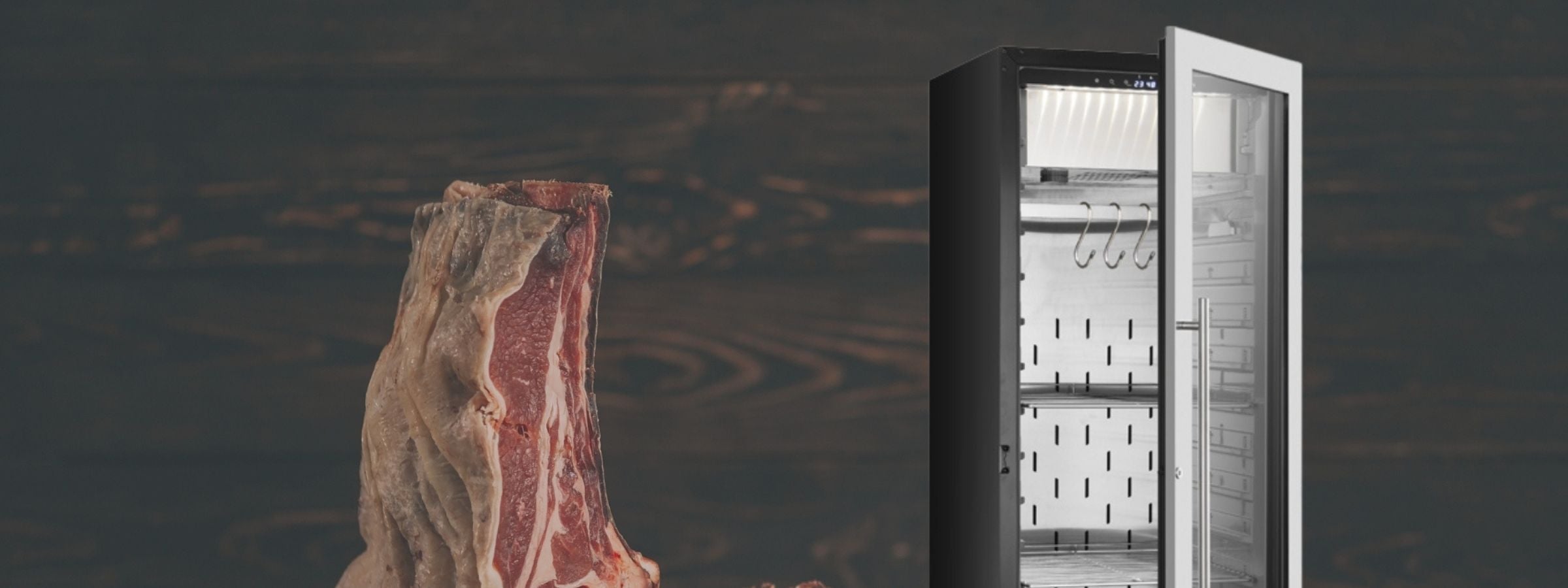 UPRIGHT TALL STEAK AGER FRIDGE