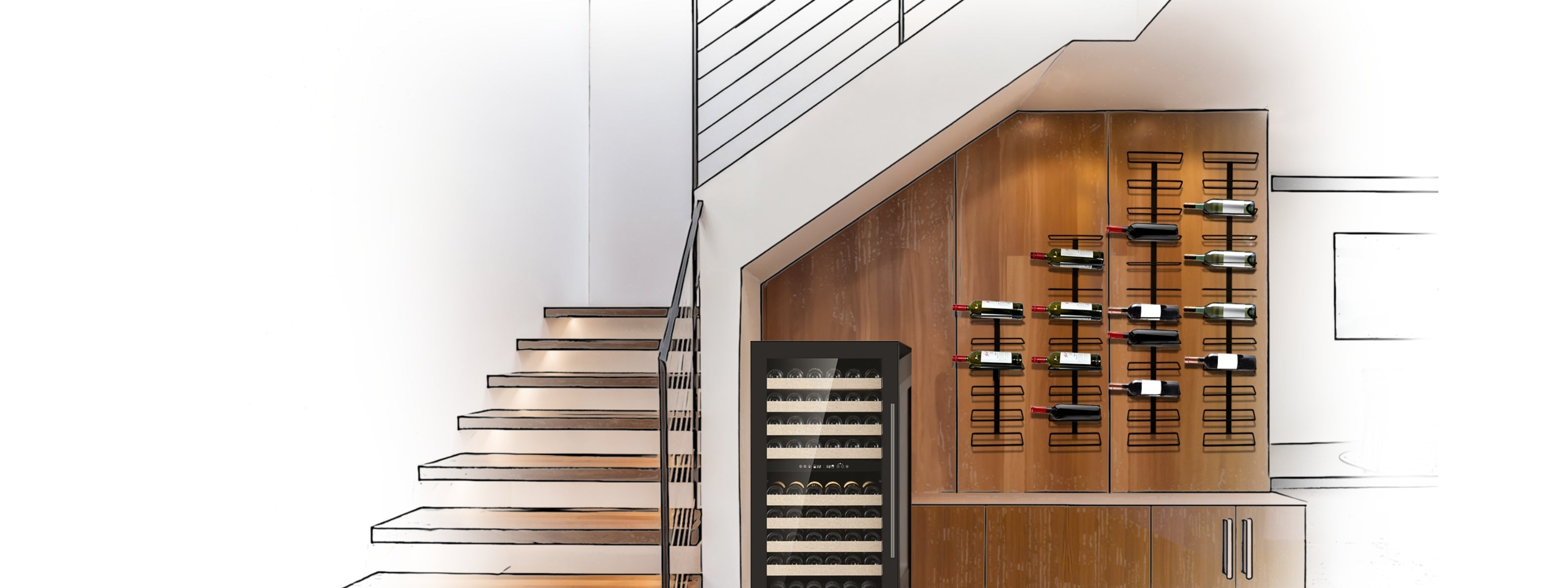 Wall-Mounted Wine Racks | Stylish Space-Saving Wine Storage - KingsBottle