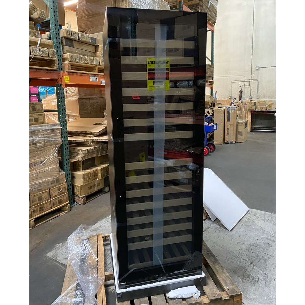 Refurbished Upright Low-E Glass Door Dual Zone Large Wine Cooler