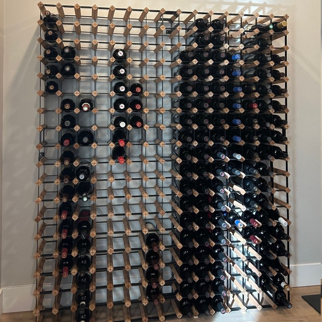 Custom Built Wine Rack | Rustic hardwood | Un-Assembled