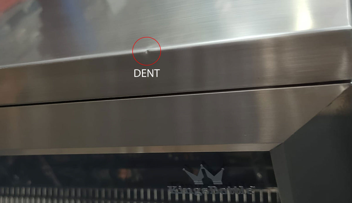 Refurbished - Heating Glass Double Door Under Counter Beverage Cooler Fridge