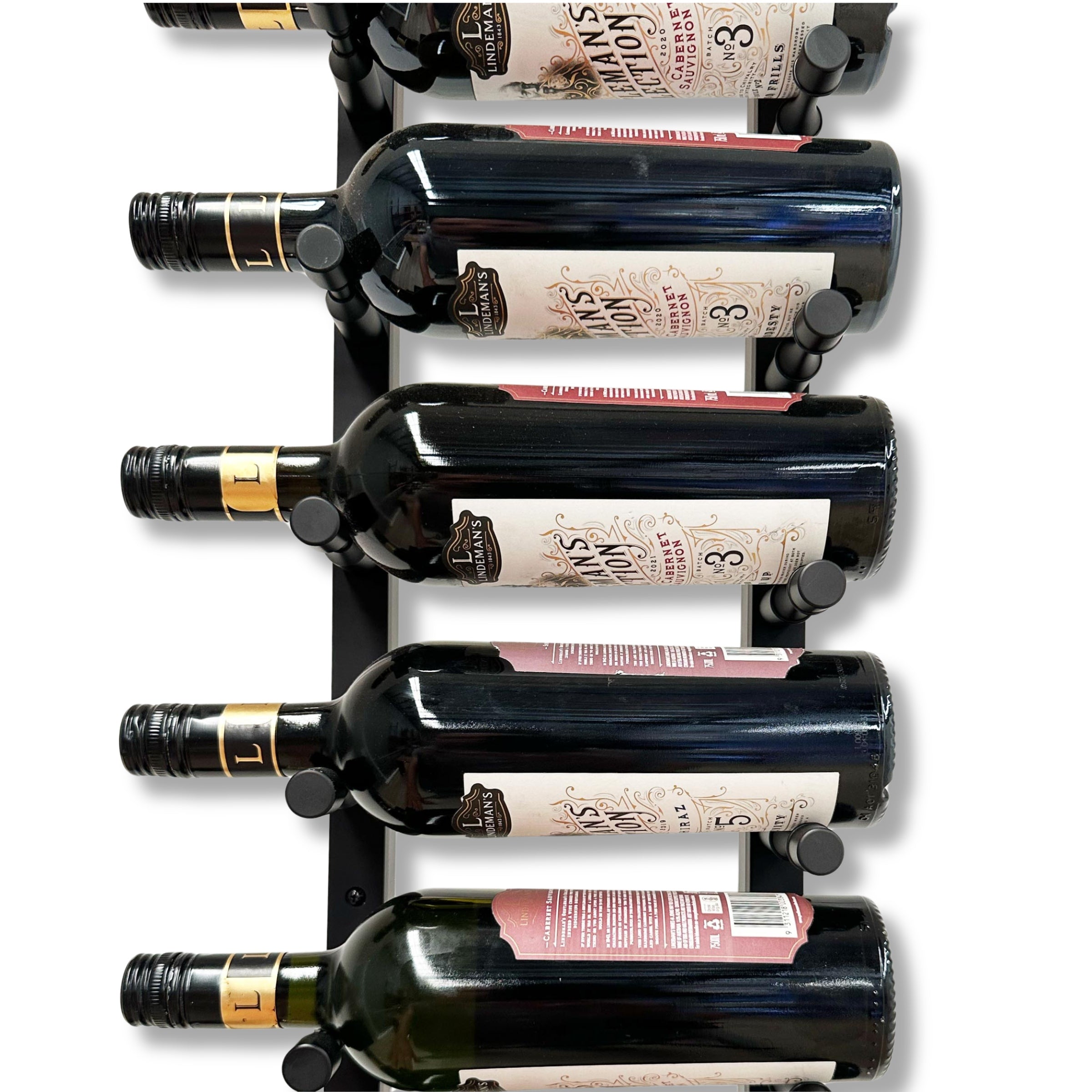 Floor-to-Ceiling Wine Rack with Offset Pegs