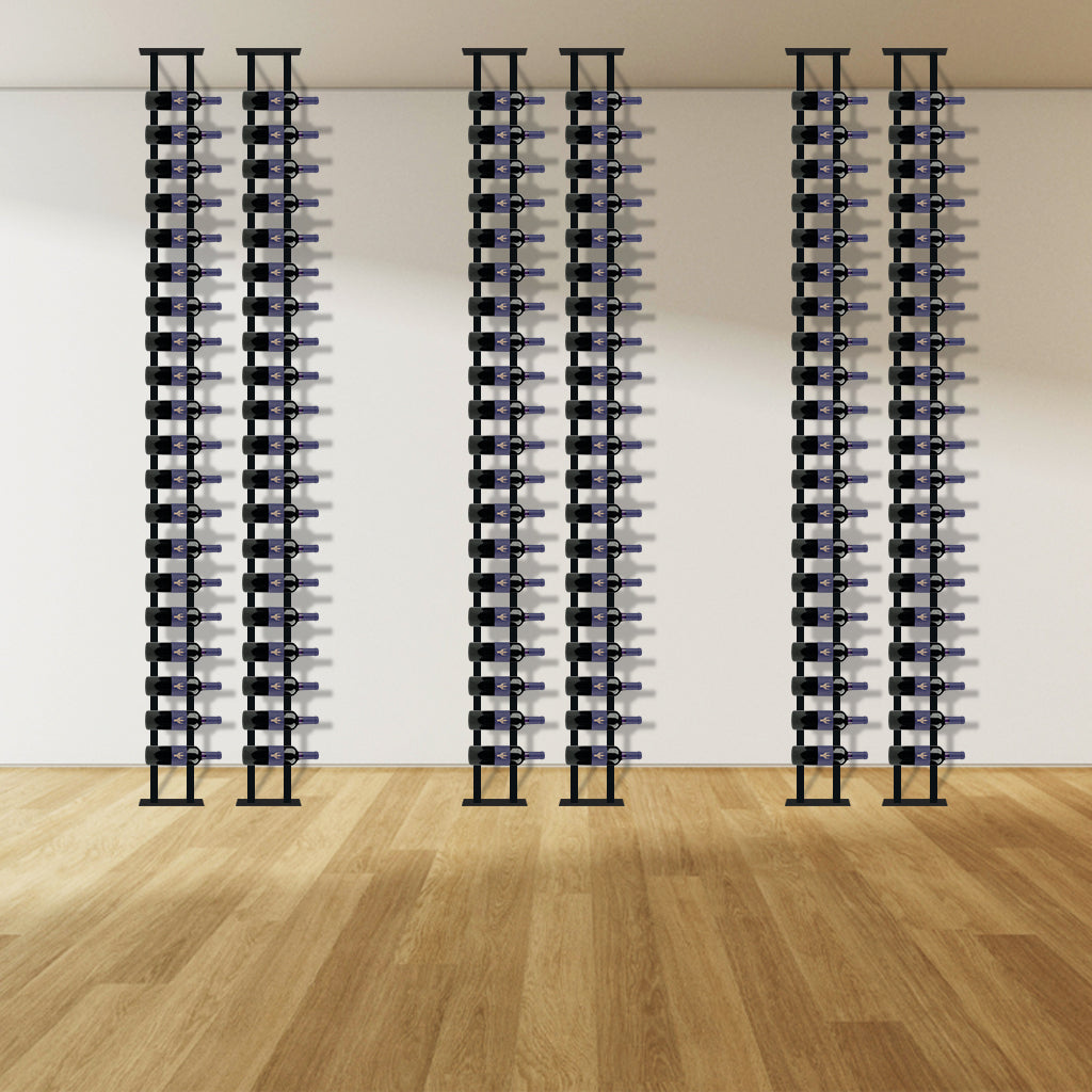 Floor-To-Ceiling Mounted Wine Rack