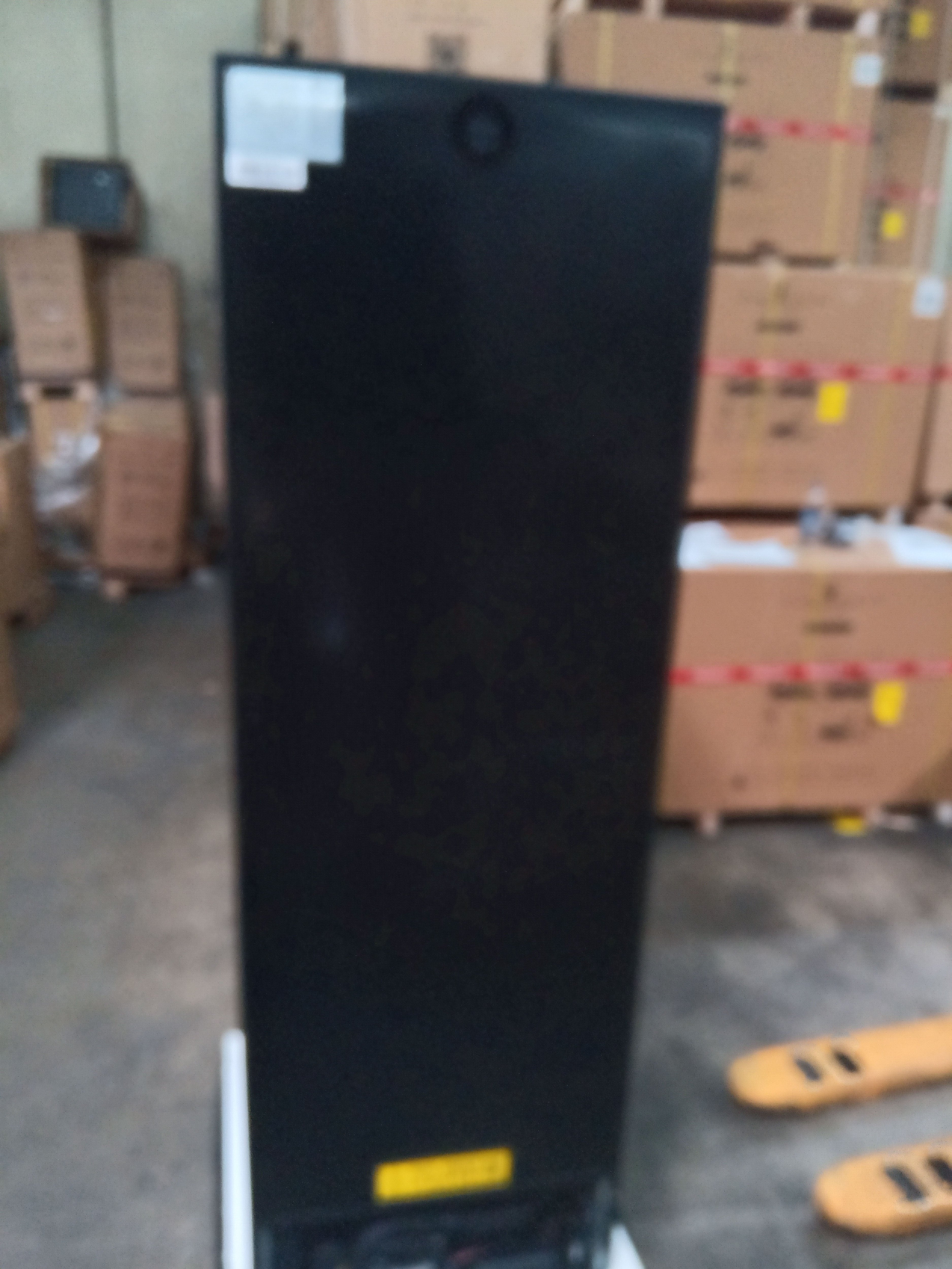Refurbished - Upright Single Zone Large Wine Cooler With Low-E Glass Door - 2 - Stainless Steel Door