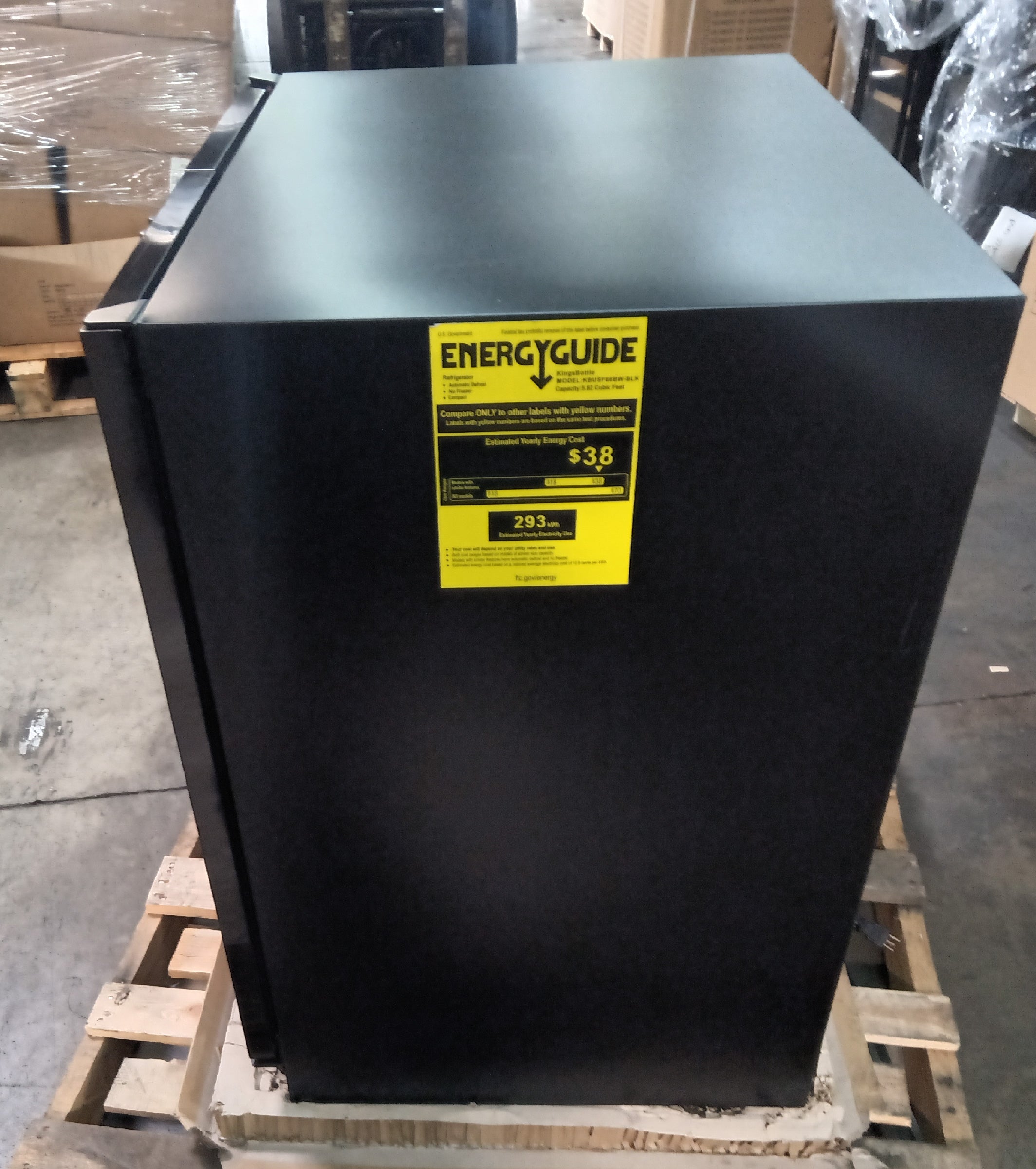 Refurbished - 30" Under Counter Low-E Glass Door Wine and Beer Cooler Combo - Glass Door With Black Frame