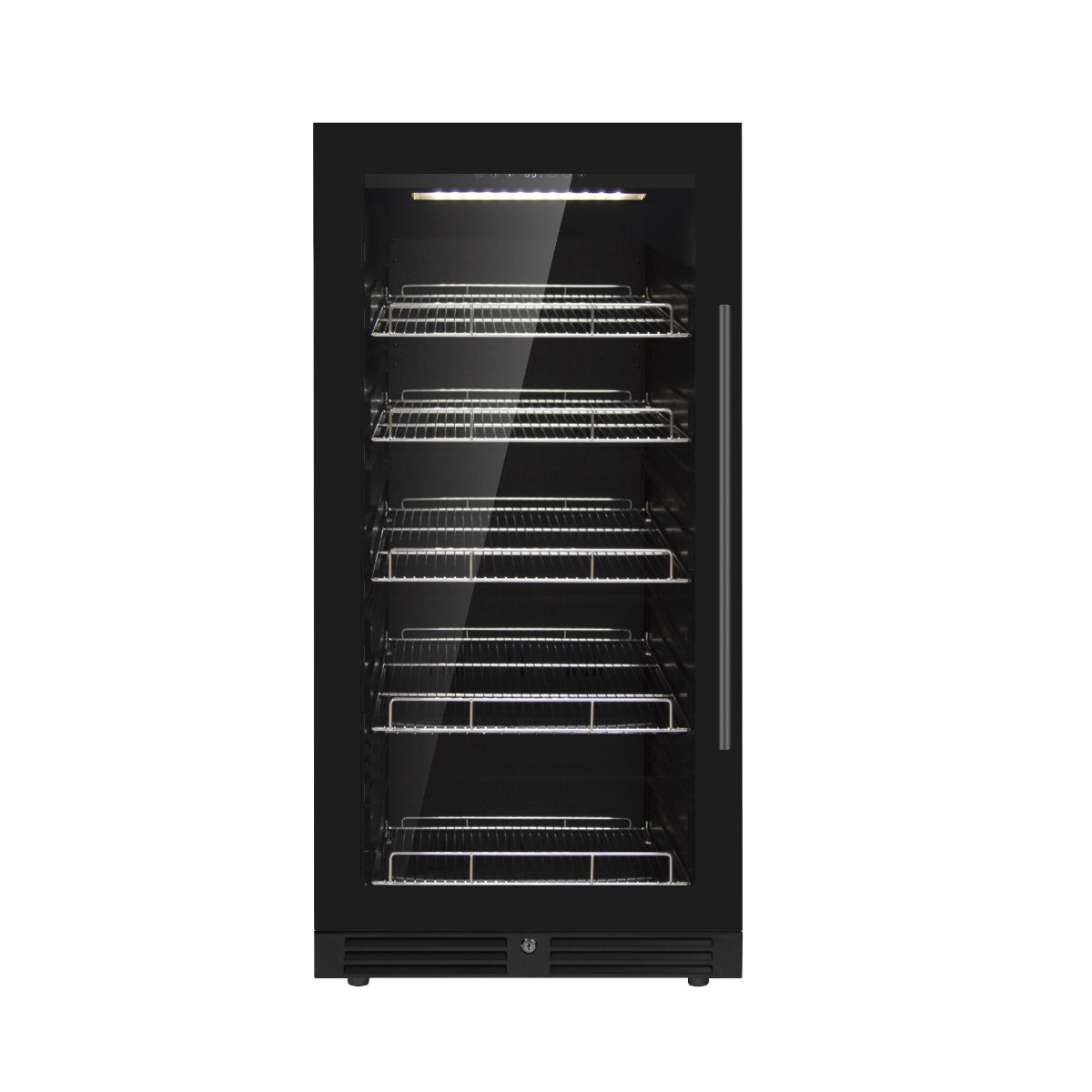 389 Cans Capacity Upright Beverage Refrigerator With Low-E Glass Door