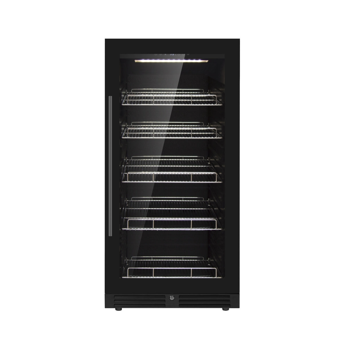 389 Cans Capacity Upright Beverage Refrigerator With Low-E Glass Door