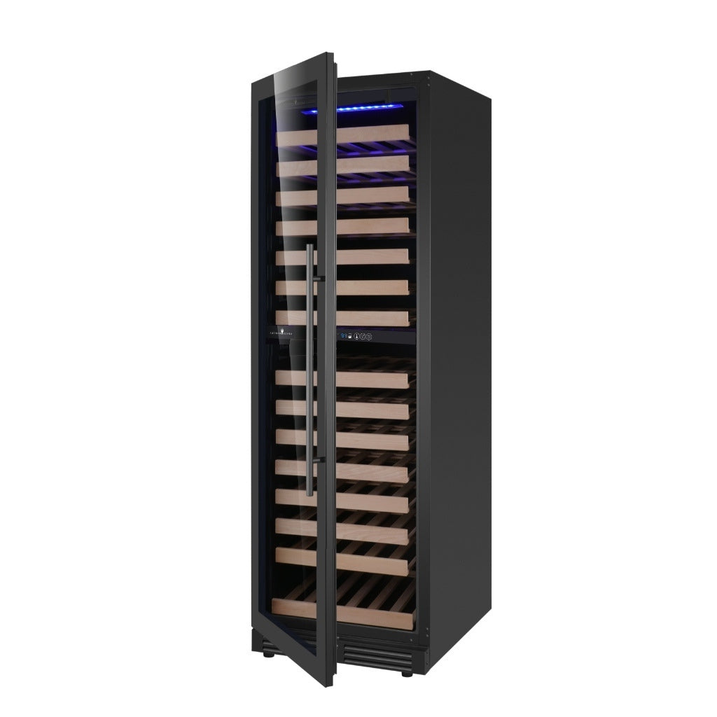 Dual Zone Upright Low-E Glass Door Large Wine Cooler