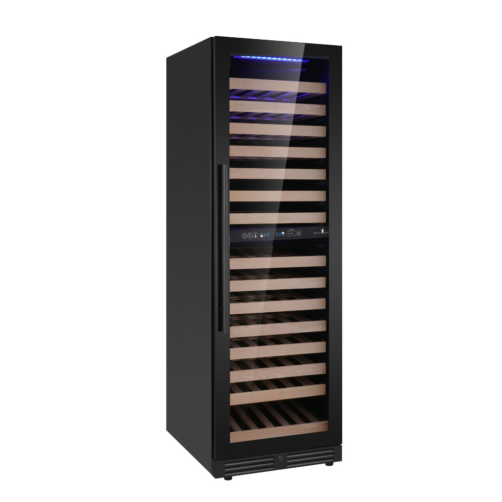 Tall Dual Zone Upright Wine Cooler | Low-E Glass & Silent Cooling