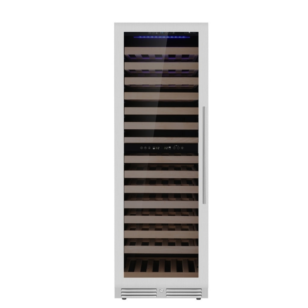 Tall Dual Zone Upright Wine Cooler | Low-E Glass & Silent Cooling