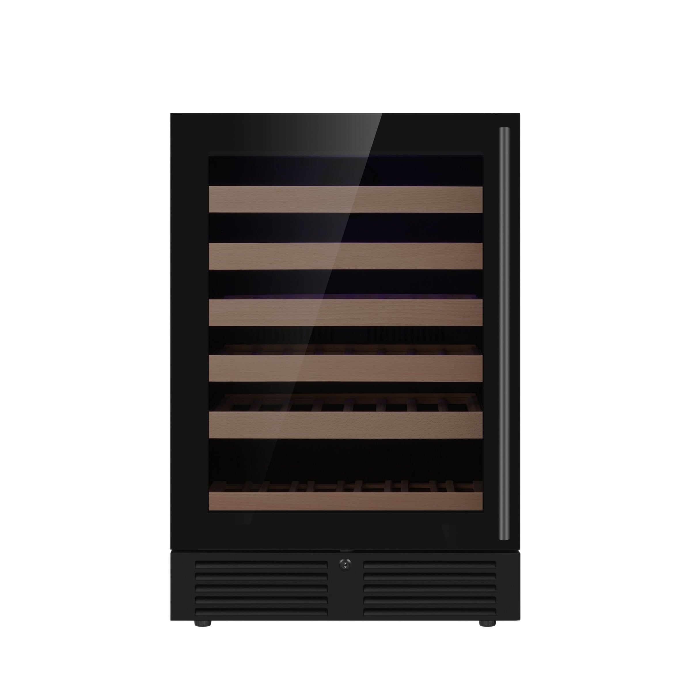 24-Inch Under-Counter Dual Zone Wine Cooler with Low-E Glass Door