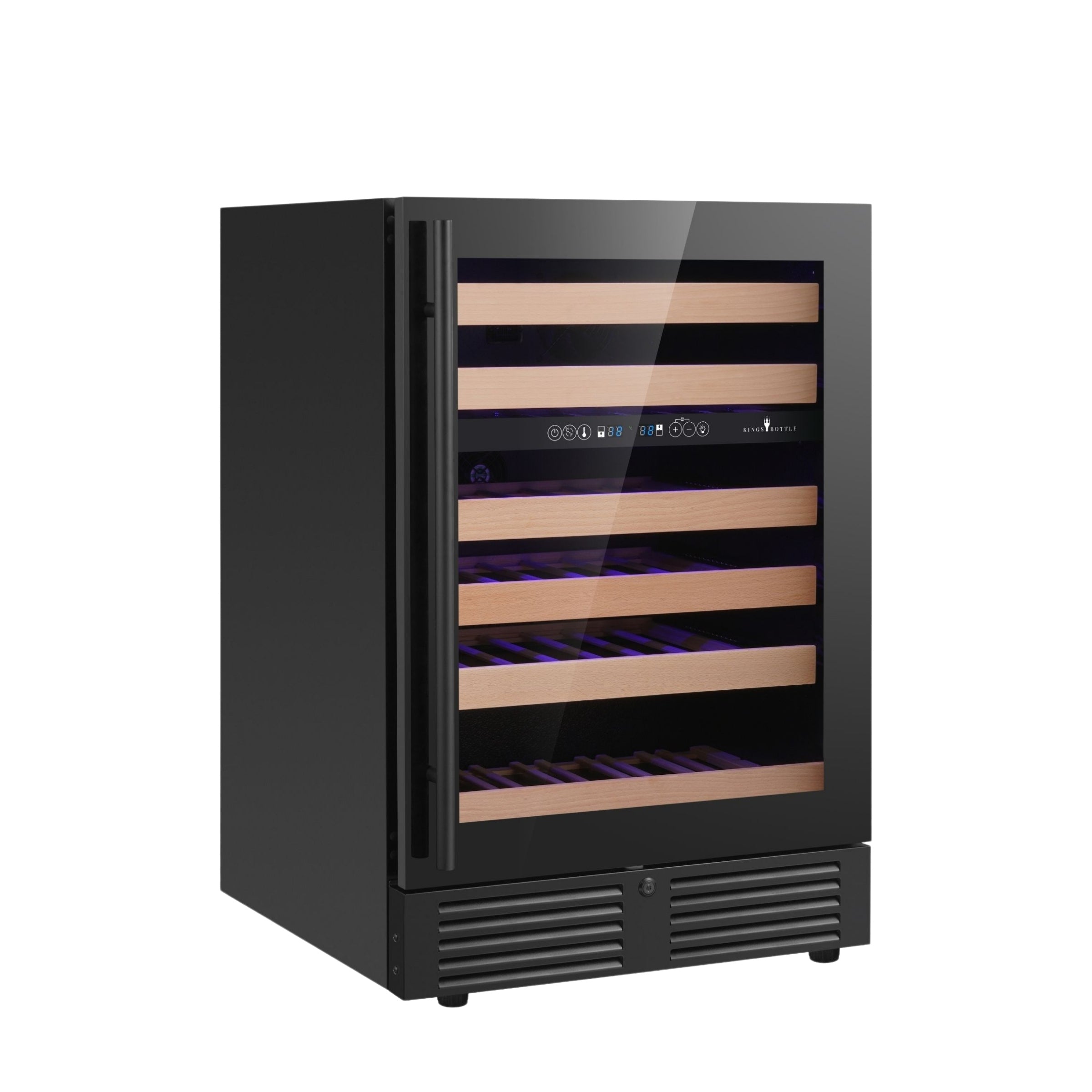 24-Inch Under-Counter Dual Zone Wine Cooler with Low-E Glass Door