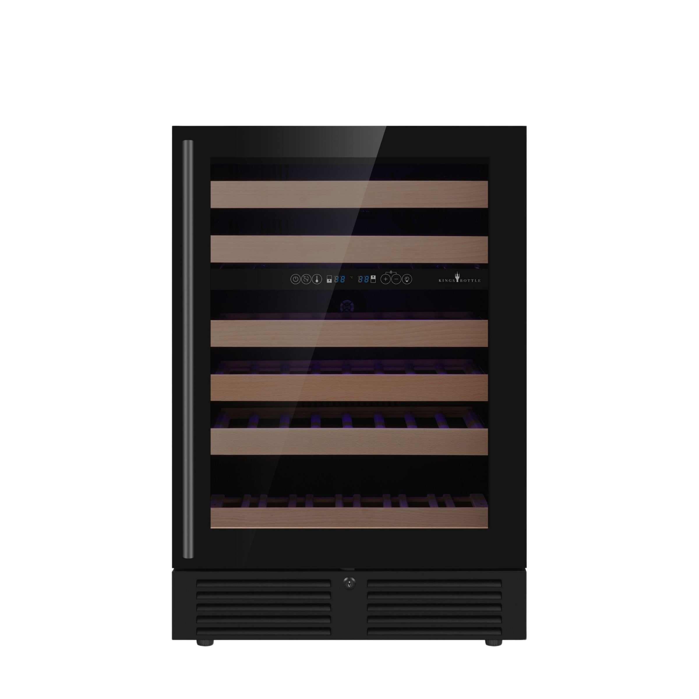 24-Inch Under-Counter Dual Zone Wine Cooler with Low-E Glass Door