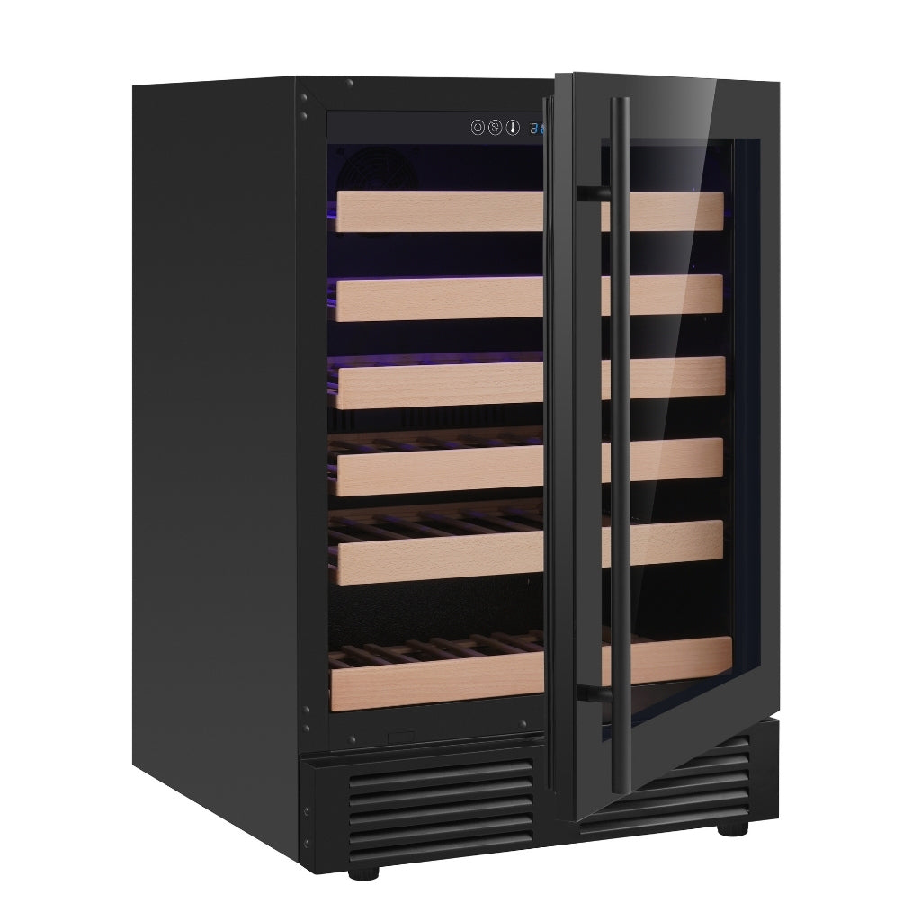 24-Inch Under-Counter Single Zone Wine Cooler with Low-E Glass Door