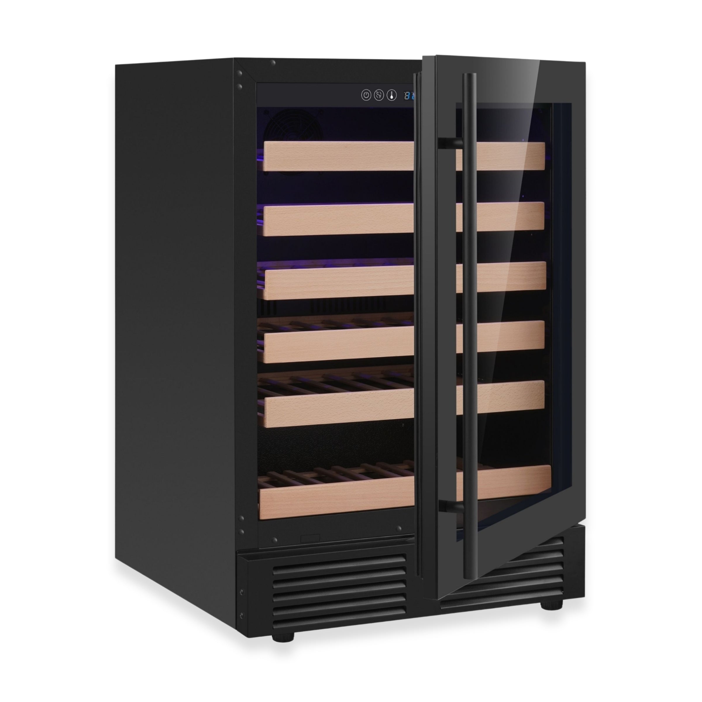 24-Inch Under-Counter Single Zone Wine Cooler with Low-E Glass Door