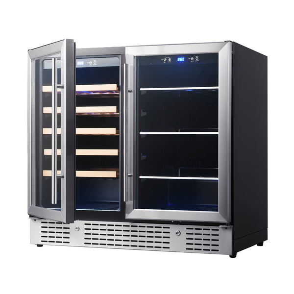 36-Inch Dual-Zone Wine & Beverage Center