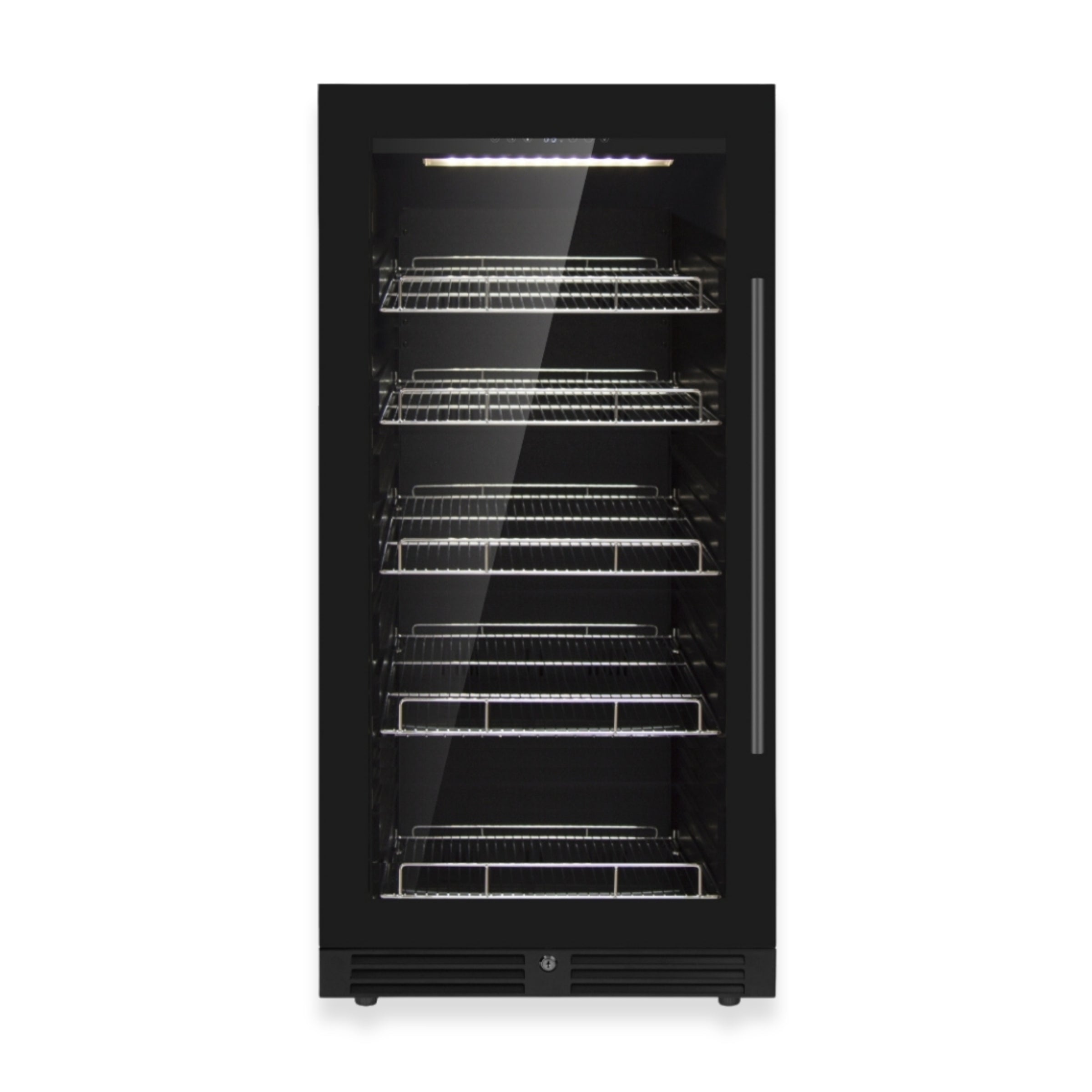 389 Cans Capacity Upright Beverage Refrigerator With Low-E Glass Door