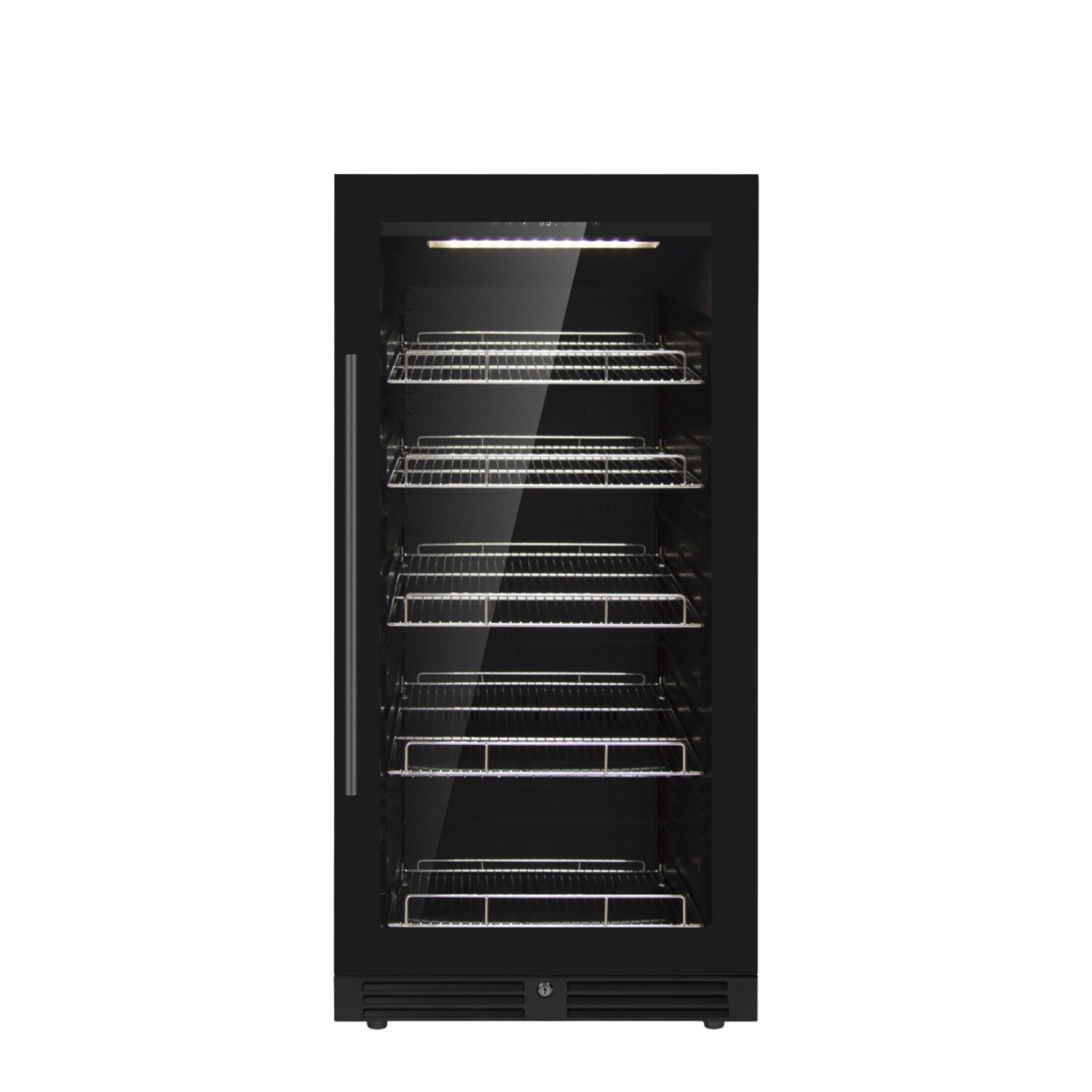 389 Cans Capacity Upright Beverage Refrigerator With Low-E Glass Door