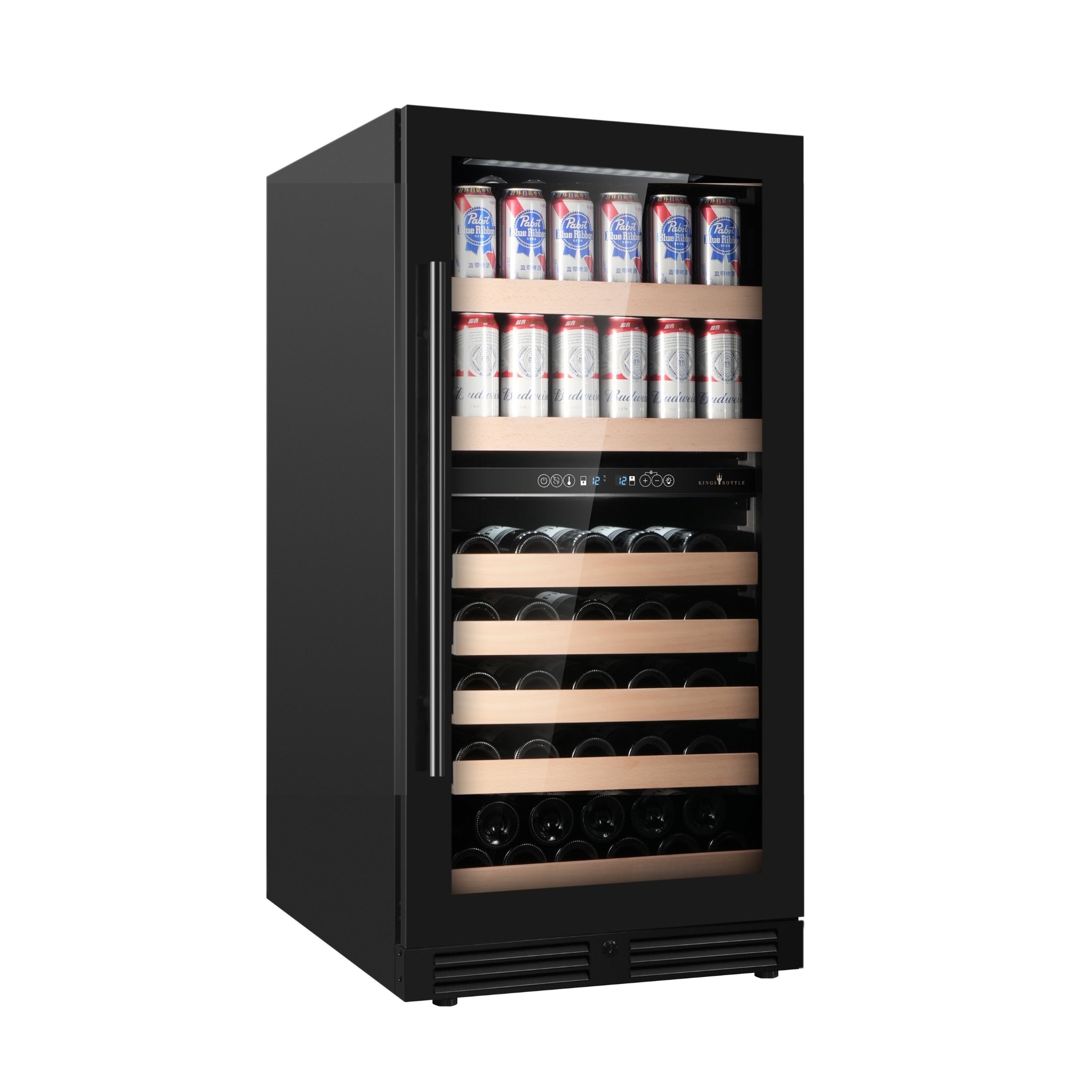 47-Inch Tall Dual Zone Wine and Beverage Hybrid  Center