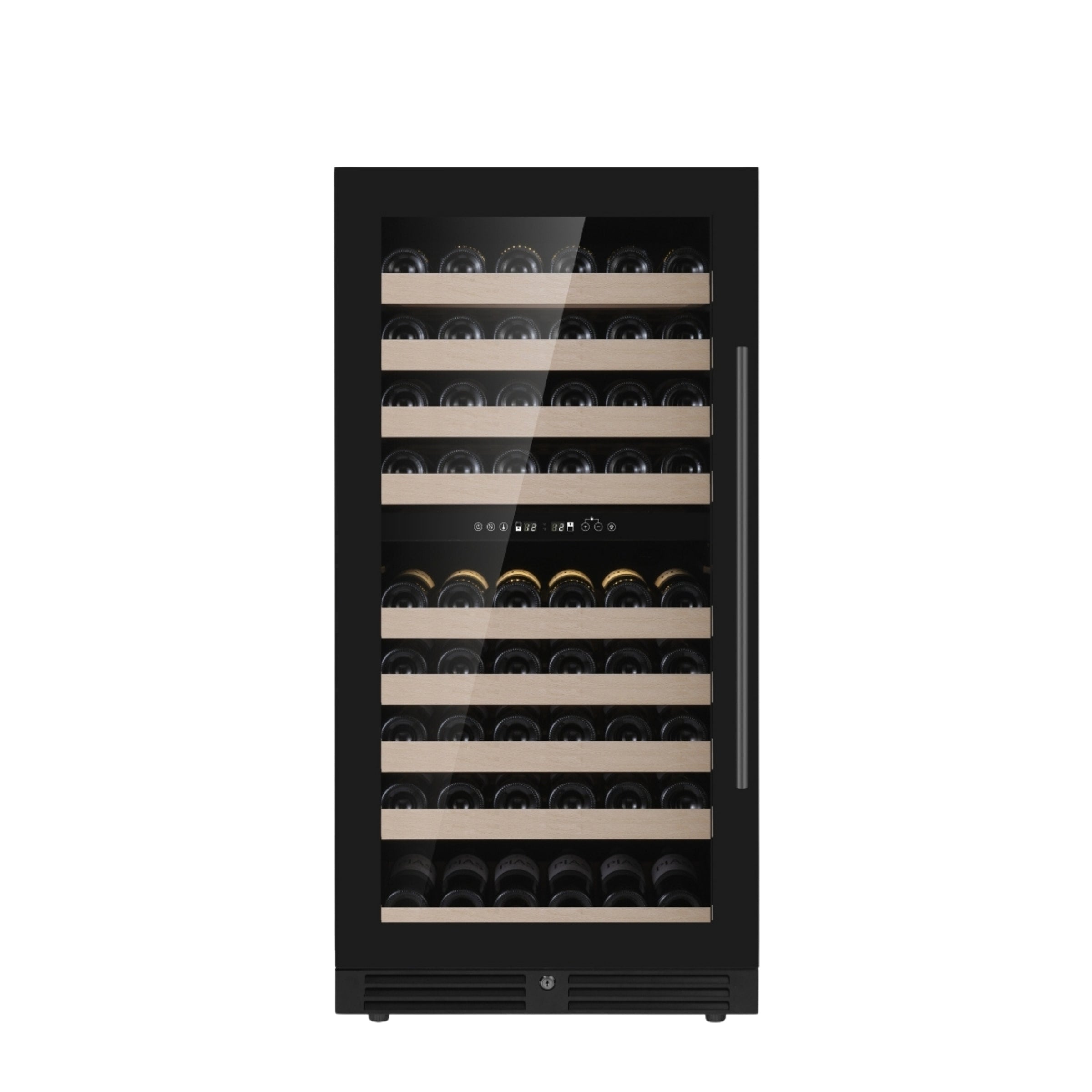 47-Inch Tall Dual Zone Wine Cooler with Low-E Glass Door