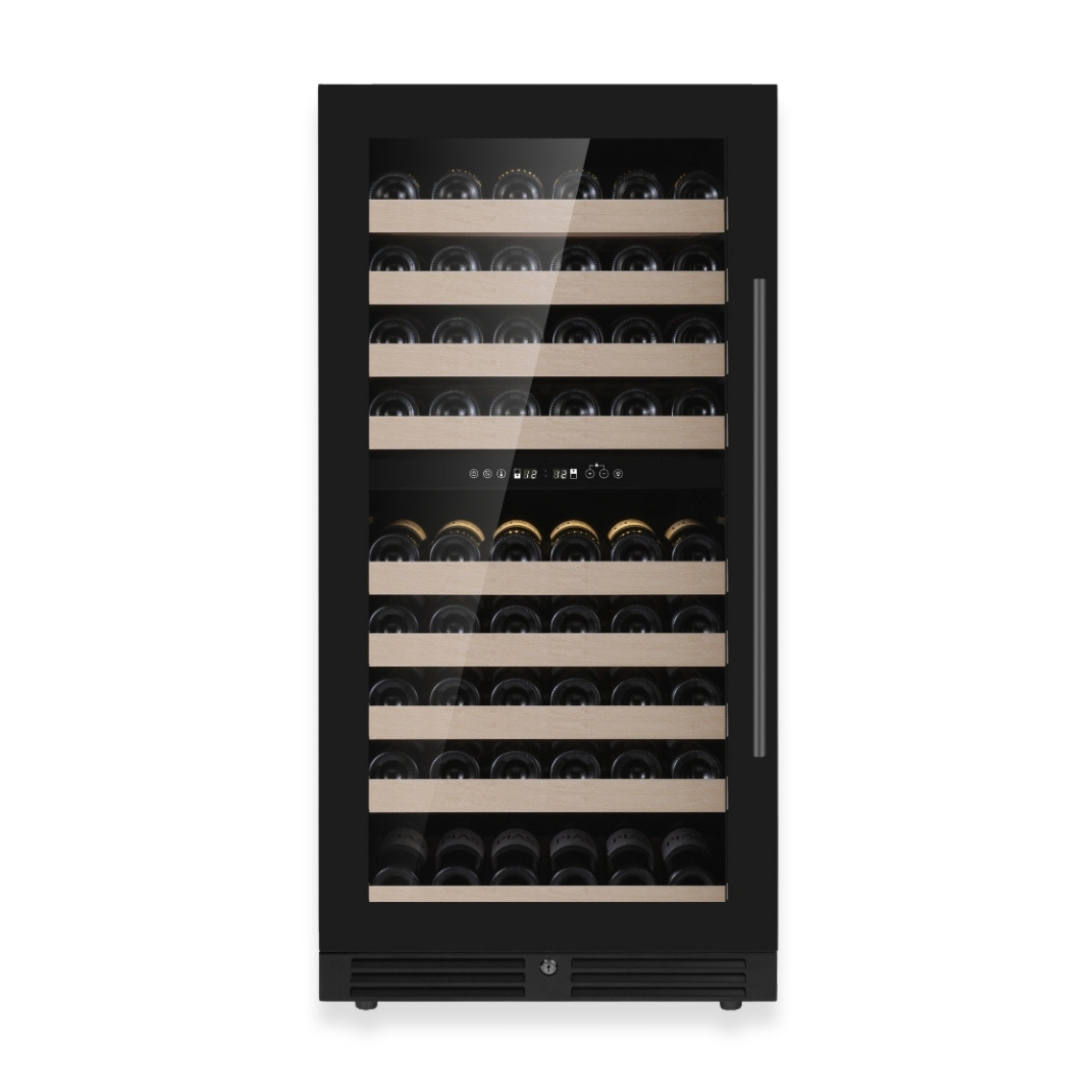 47-Inch Tall Dual Zone Wine Cooler with Low-E Glass Door