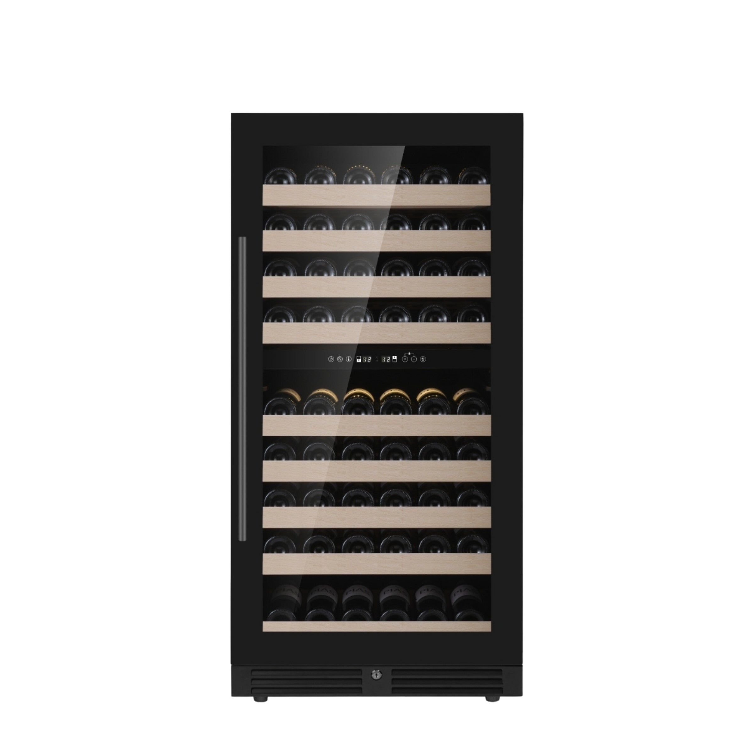 47-Inch Tall Dual Zone Wine Cooler with Low-E Glass Door