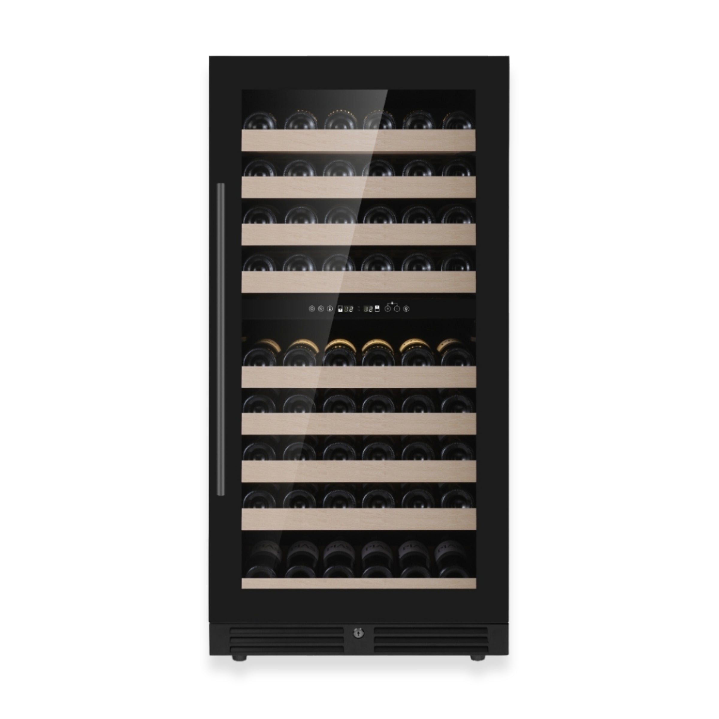 47-Inch Tall Dual Zone Wine Cooler with Low-E Glass Door