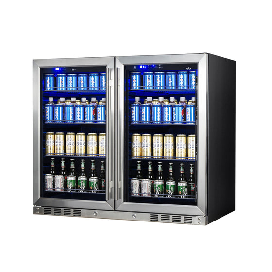 39-inch-wide Dual-Zone Beverage Cooler