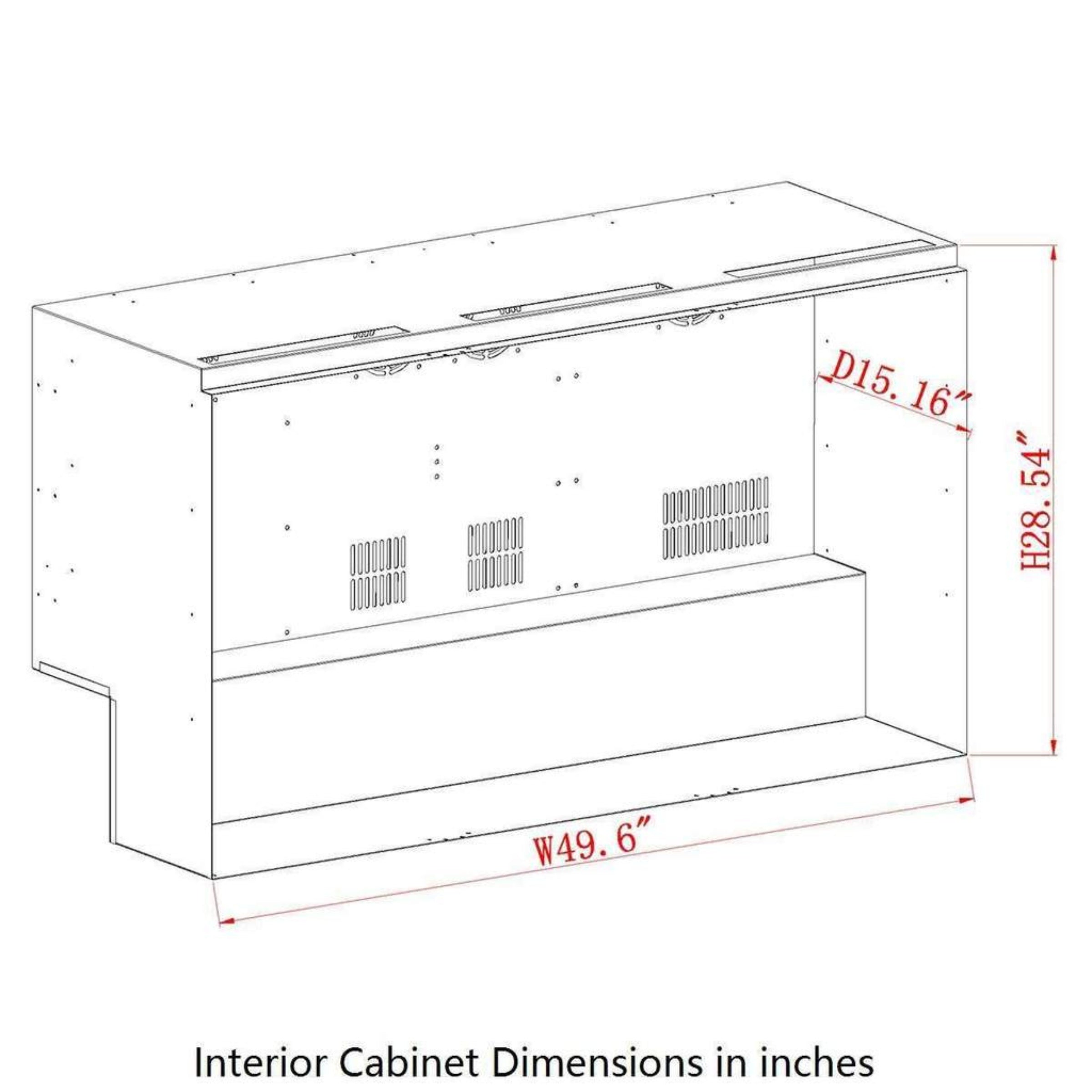 53 Inch Solid 3-Door Outdoor Beverage Drinks Cooler