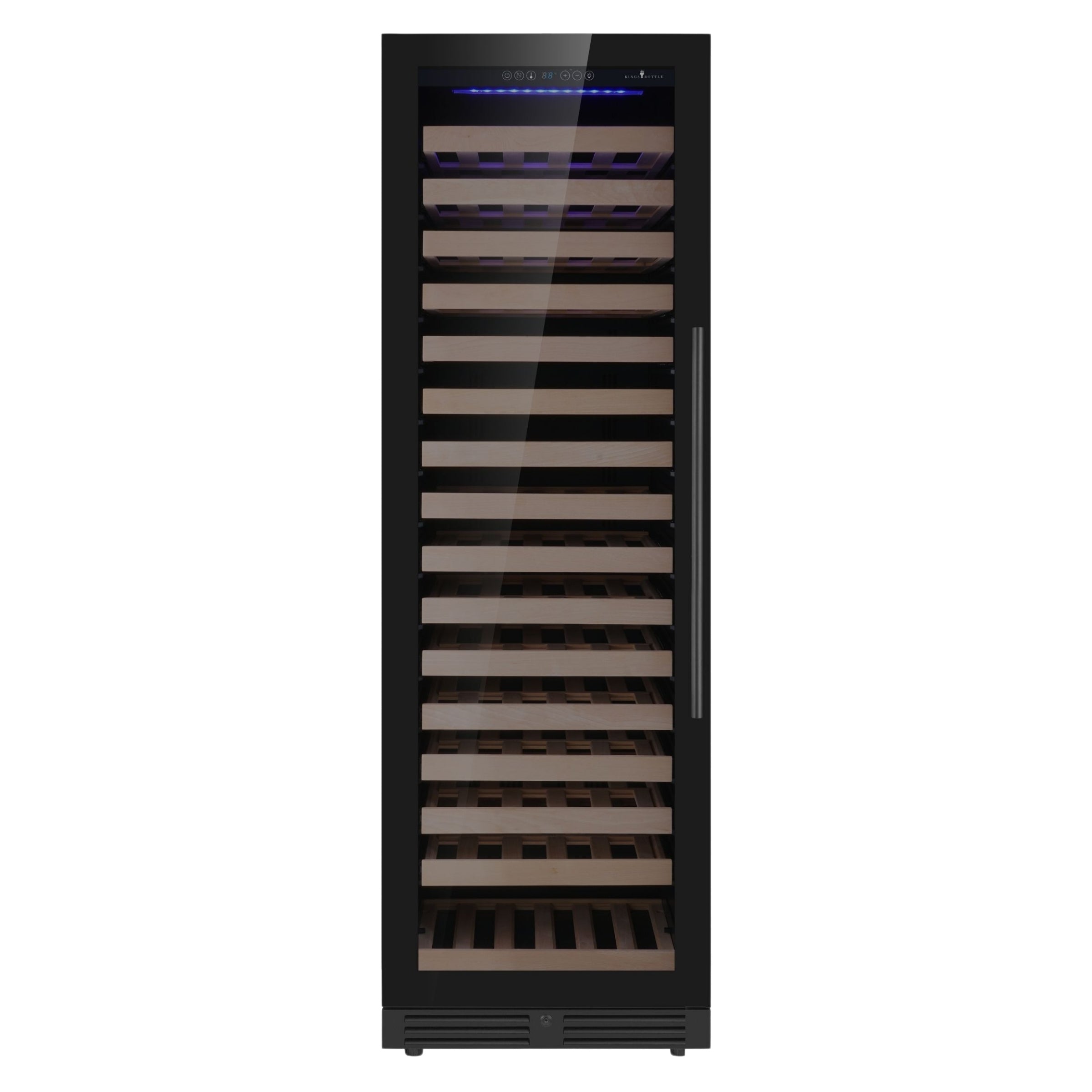 Upright Single Zone Large Wine Cooler With Low-E Glass Door