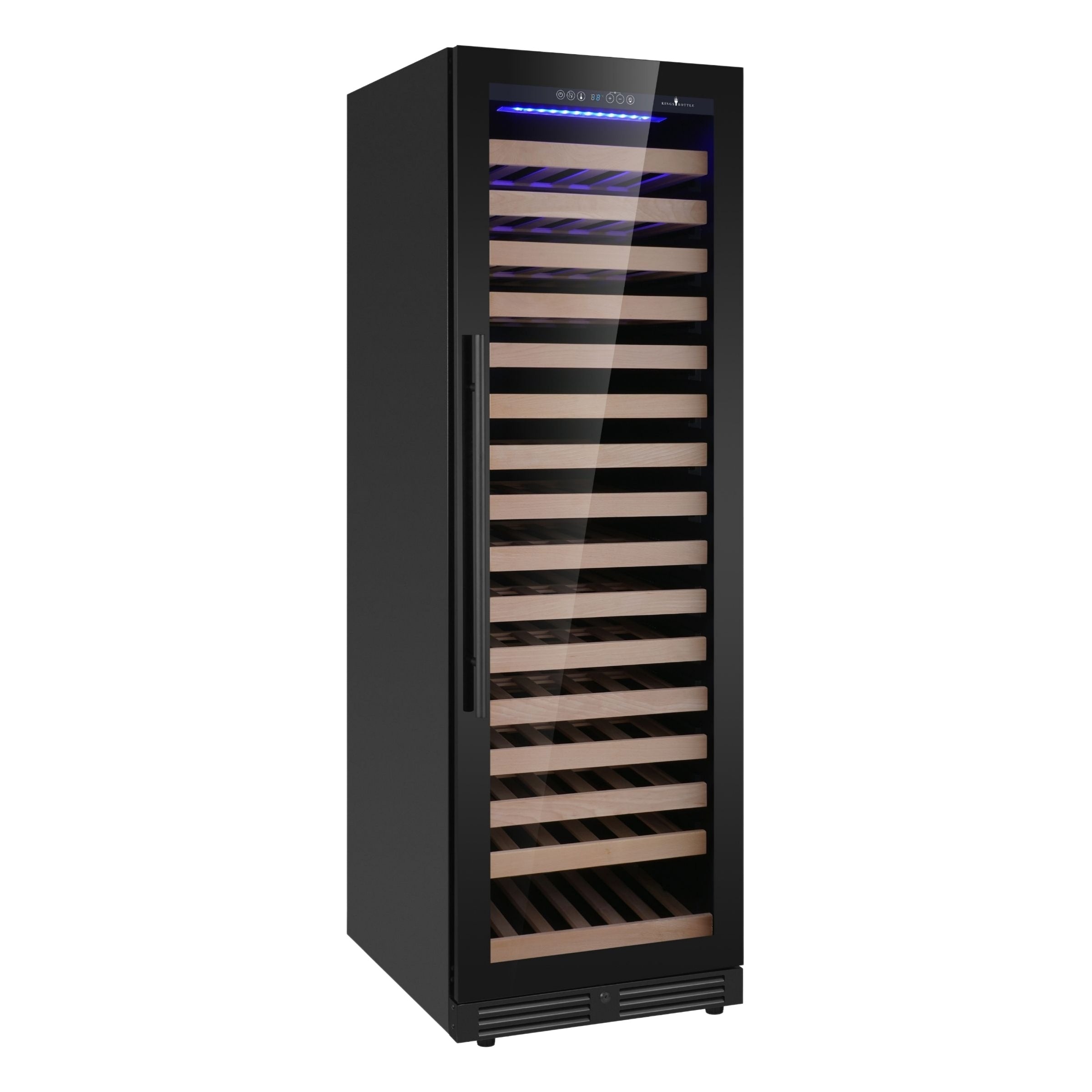 Upright Single Zone Large Wine Cooler With Low-E Glass Door