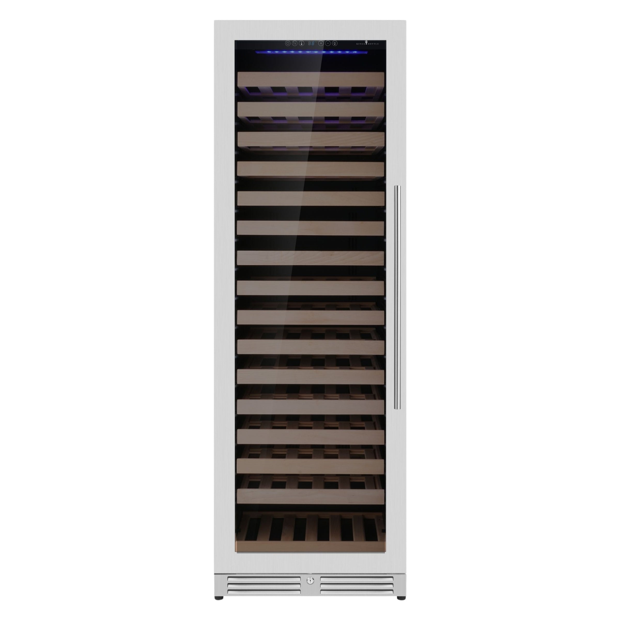 Upright Single Zone Large Wine Cooler With Low-E Glass Door